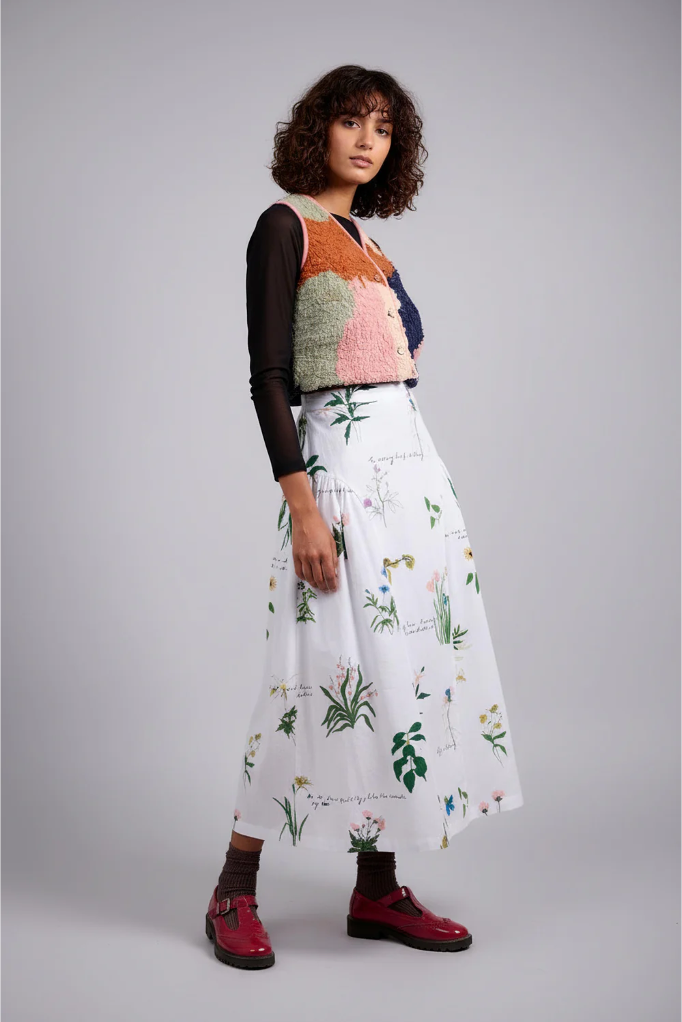 VELORA PRINTED SKIRT