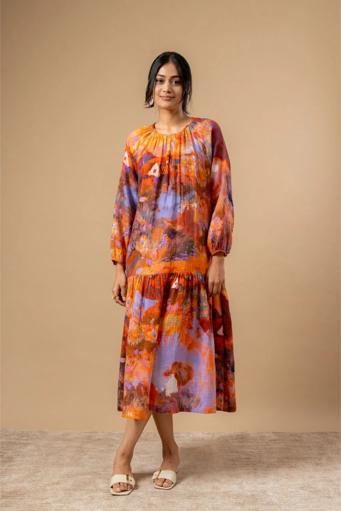 TWIG DROP WAIST DRESS