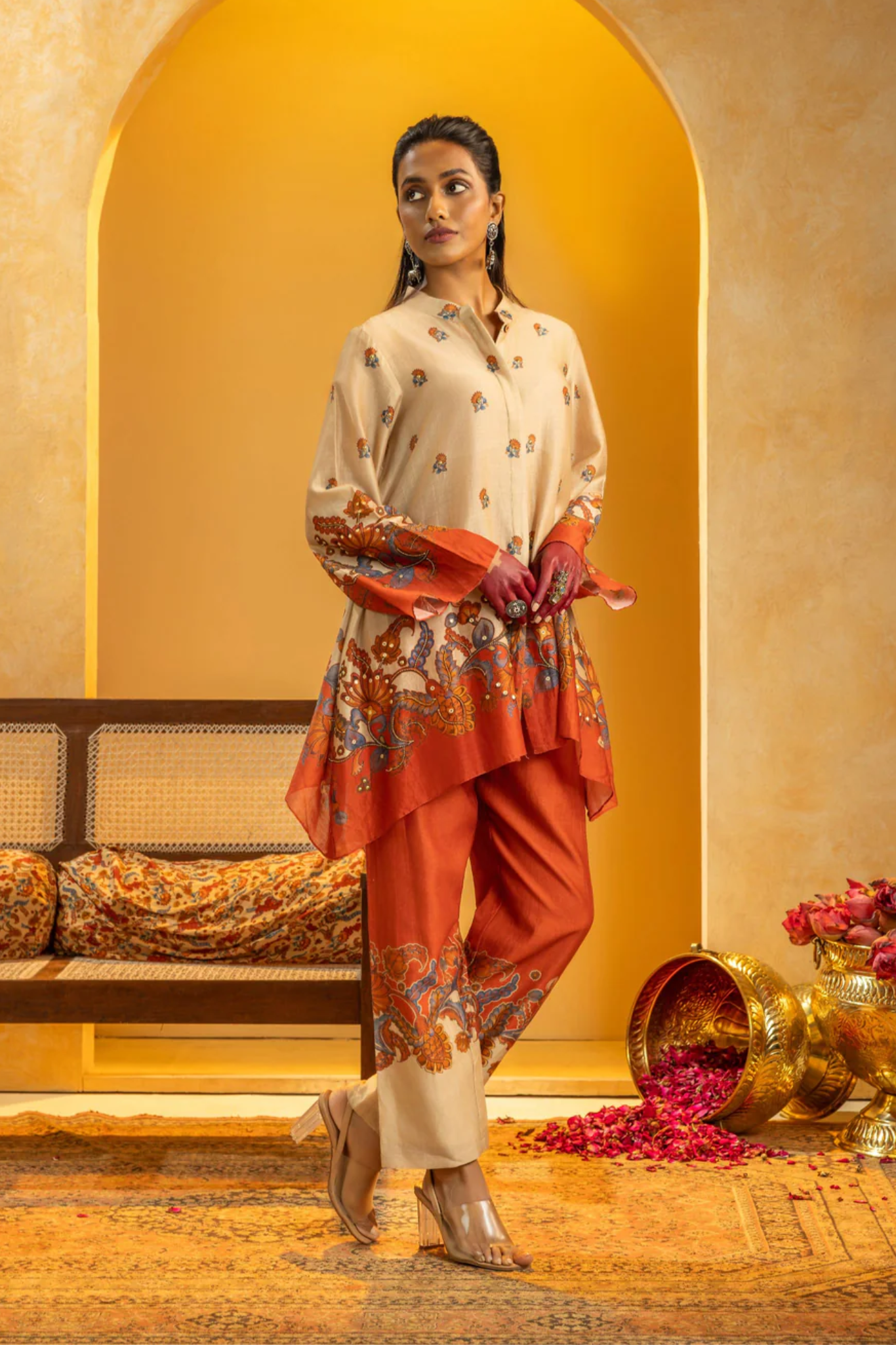 Rangtara embellished kurta set