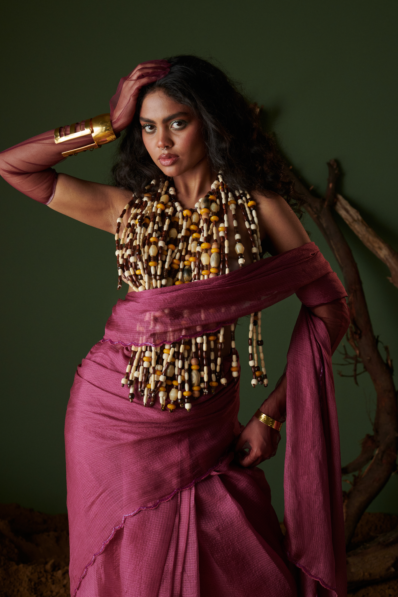 KOKUM CRUSH - Saree with Blouse