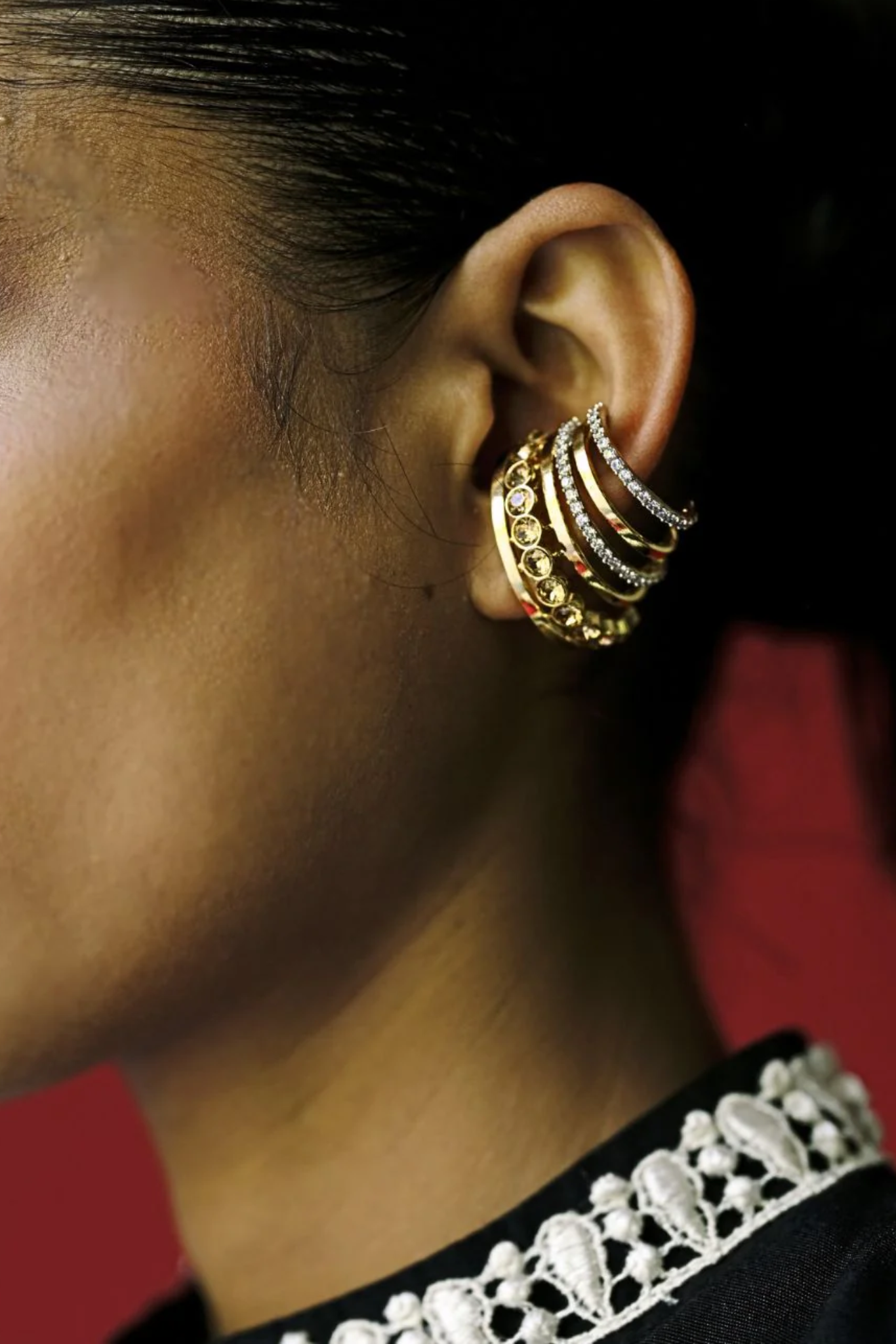 The Echo Earrings - Golden