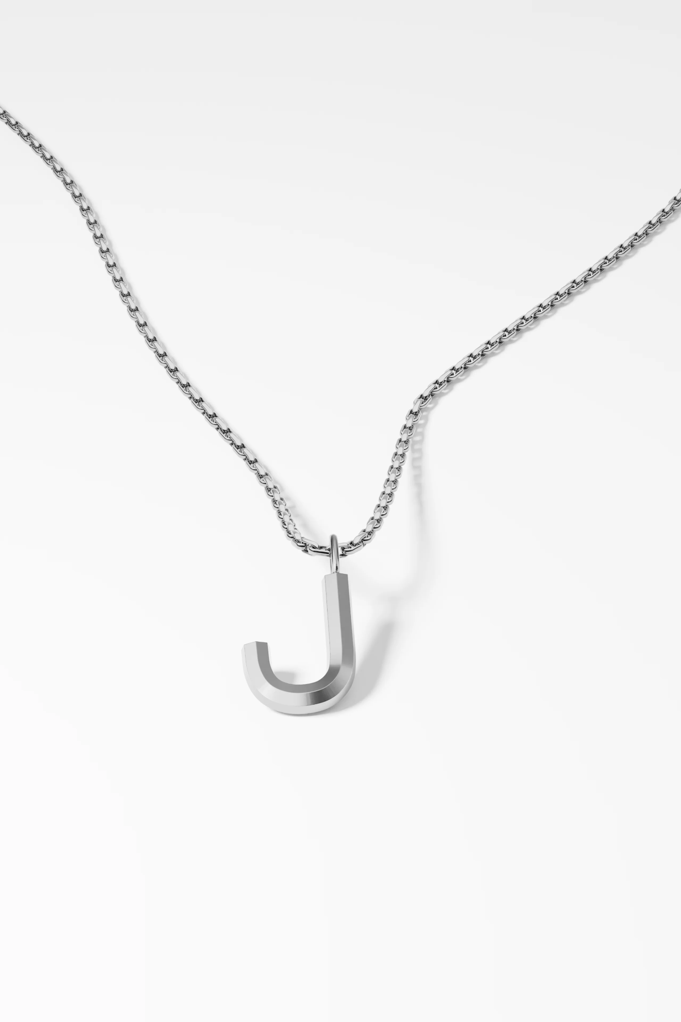 Bold Letter Necklace - J