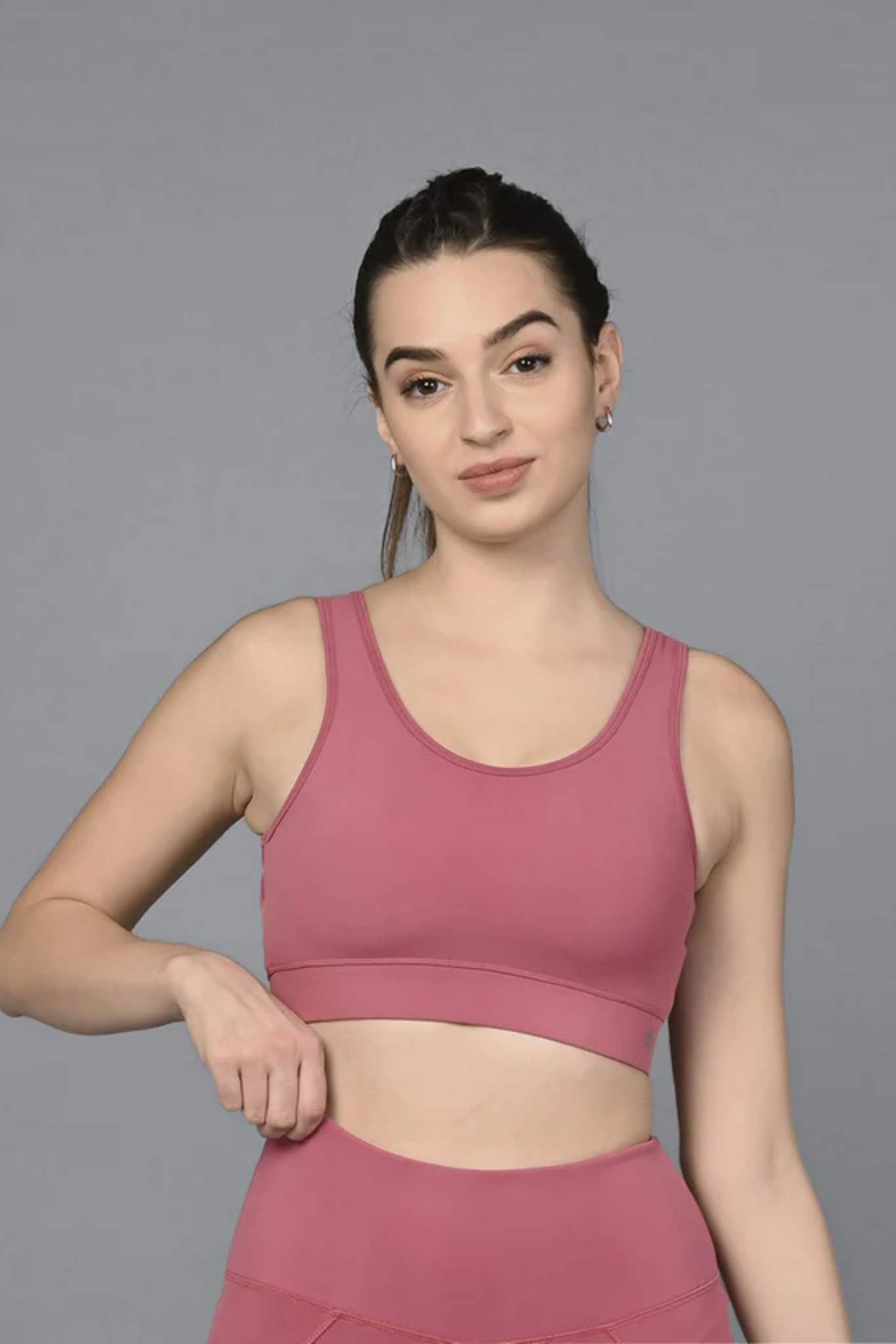 Peony Pink Sports Bra