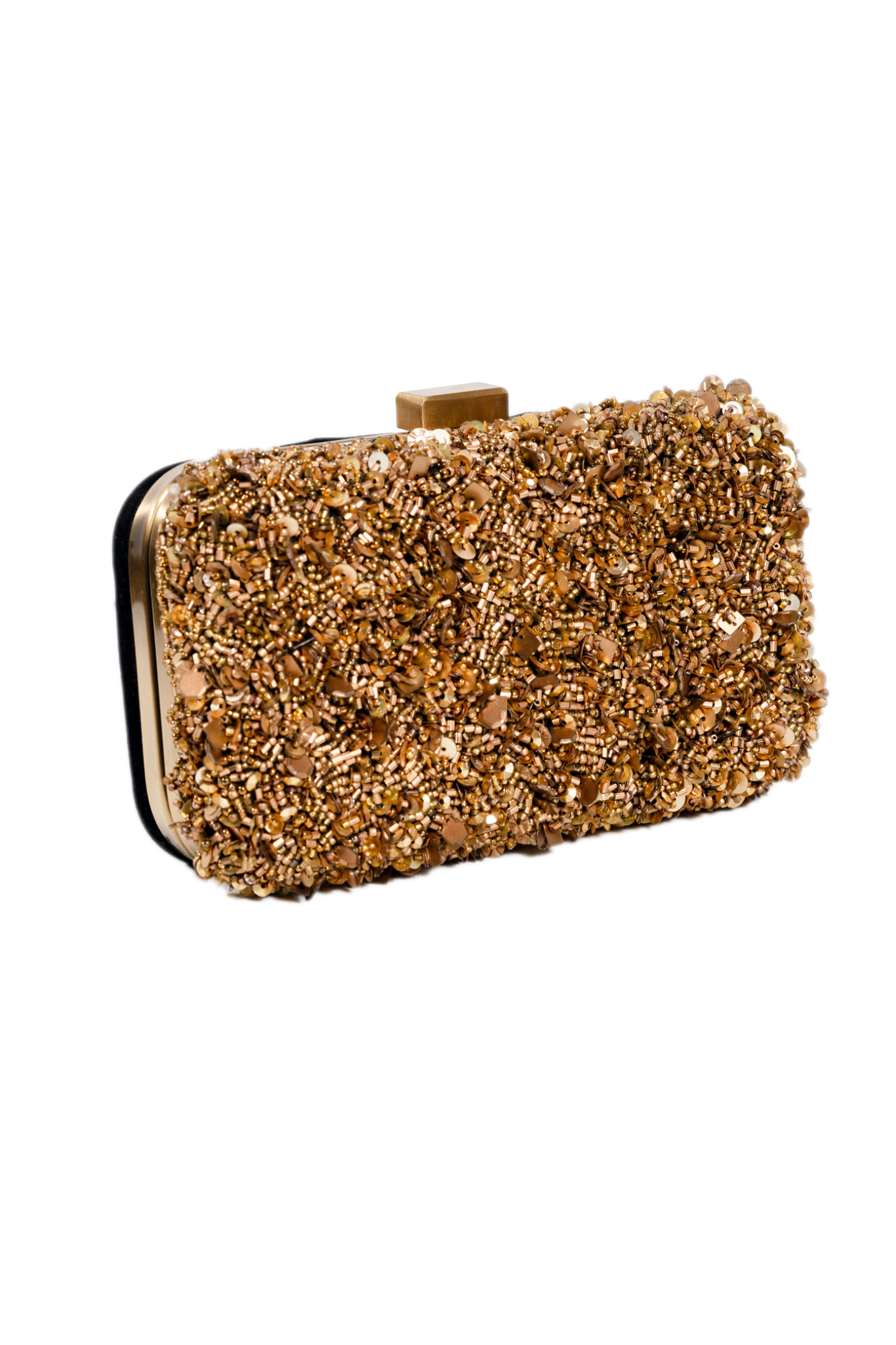 Gleaming evening clutch