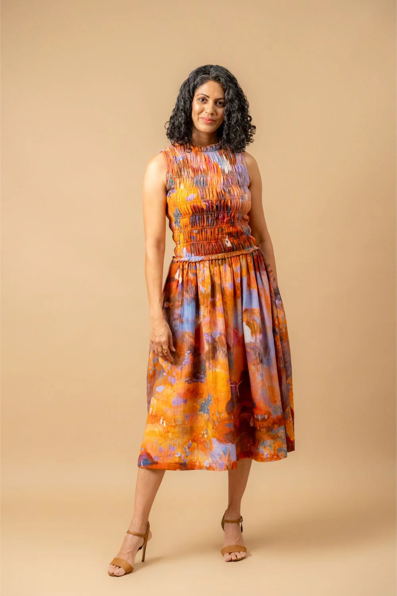 MIDSUMMER SMOCKED DRESS