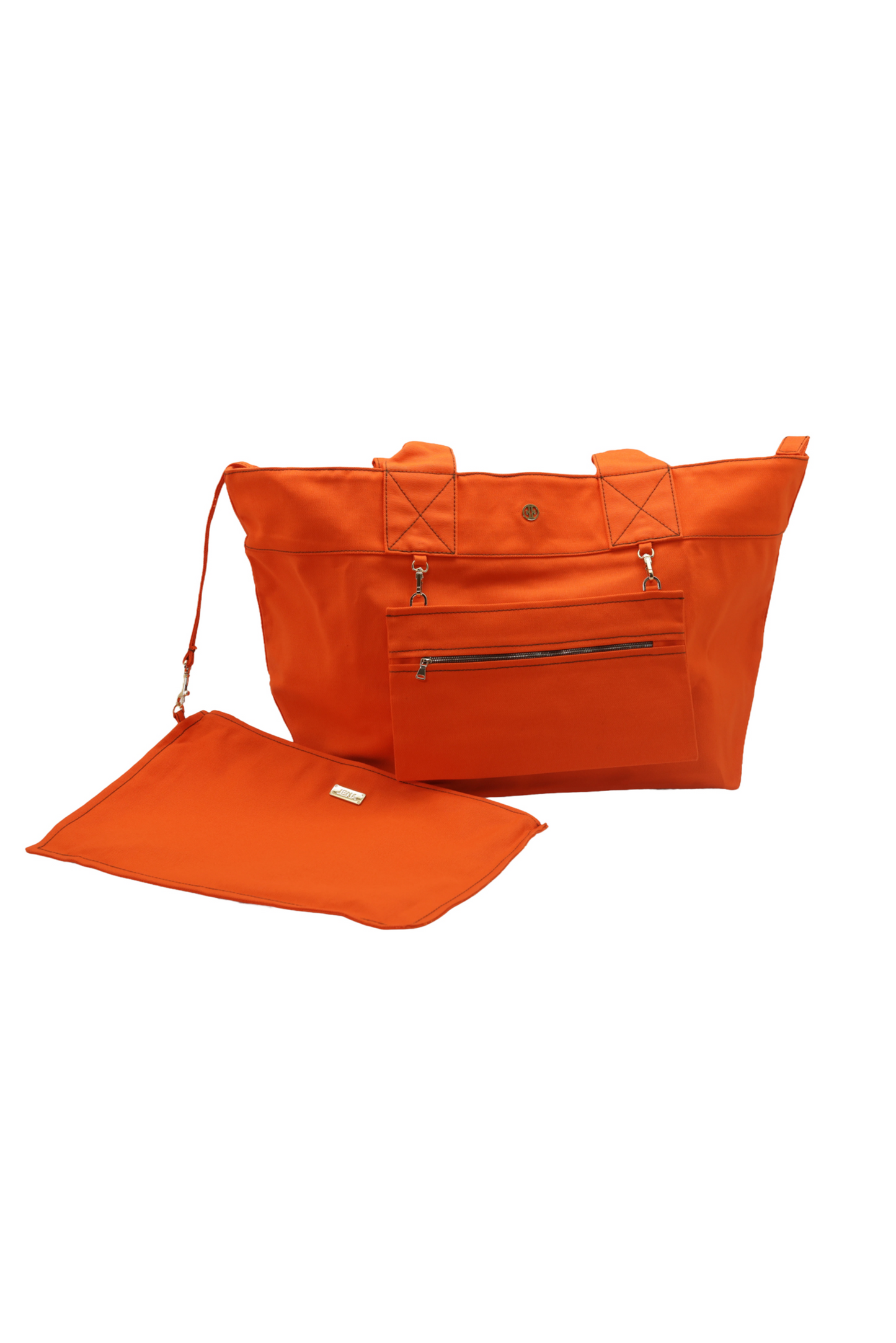 Canvas Weekender Tote - Burnt Orange