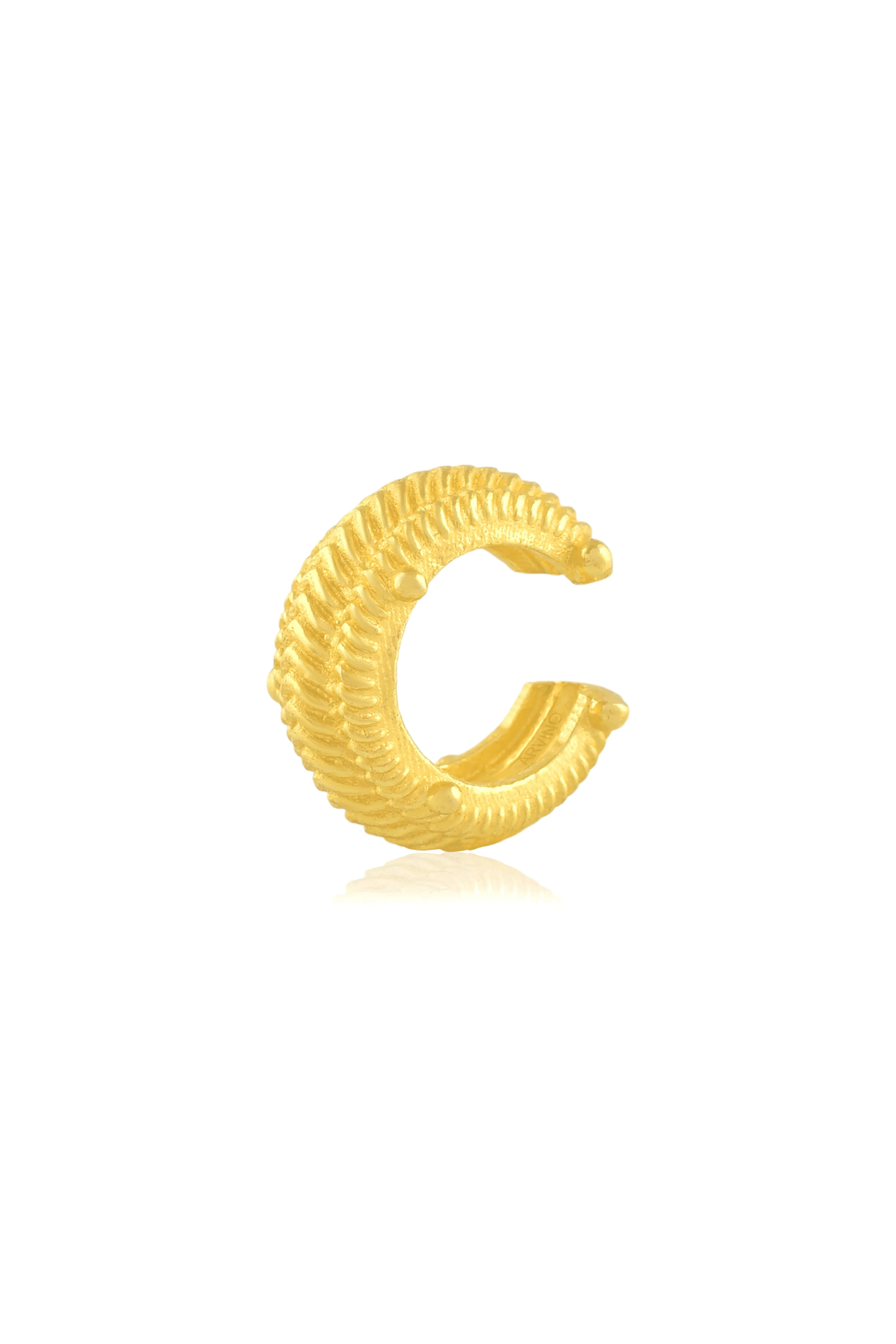 Dotted Carved Ear Cuff