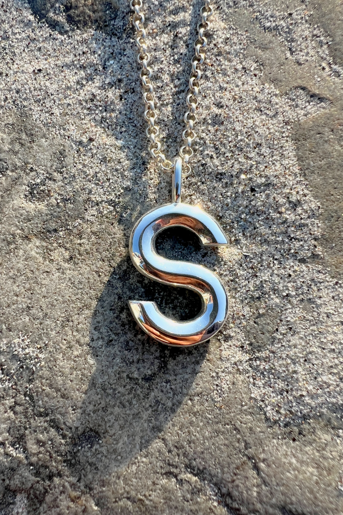 Bold Letter Necklace - S