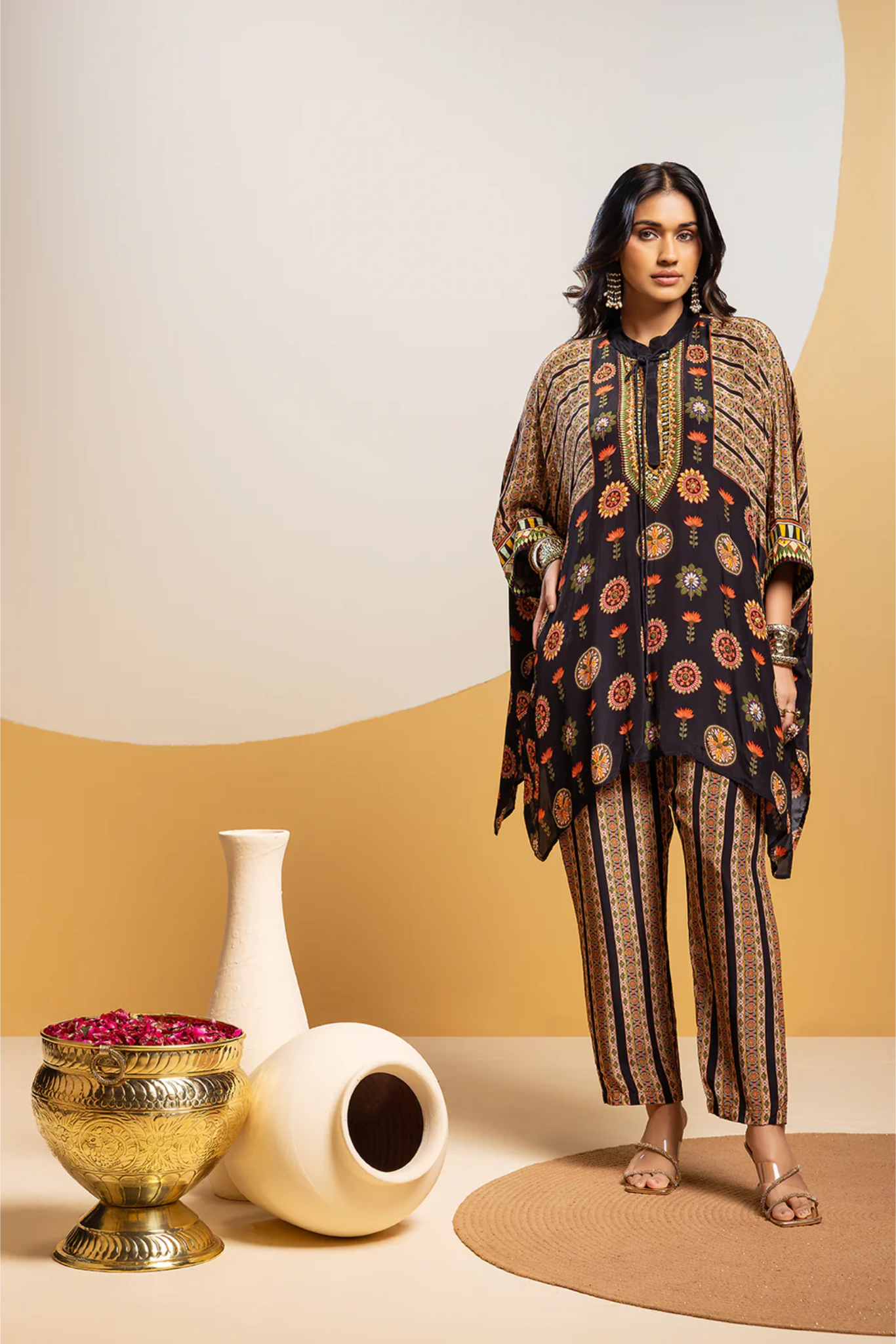 Taarani Embellished kimono kurta set