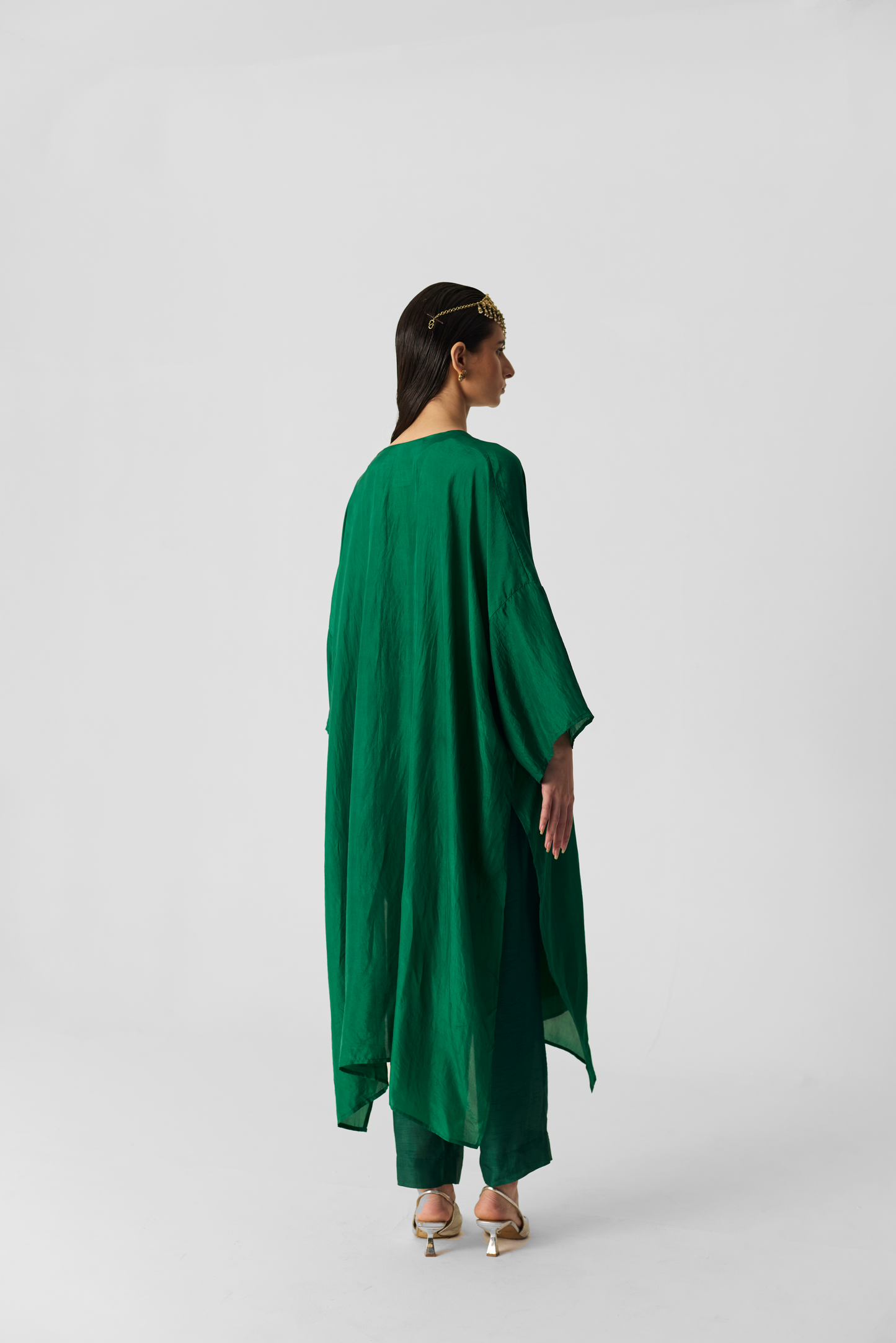 Royal Green Kaftan Set