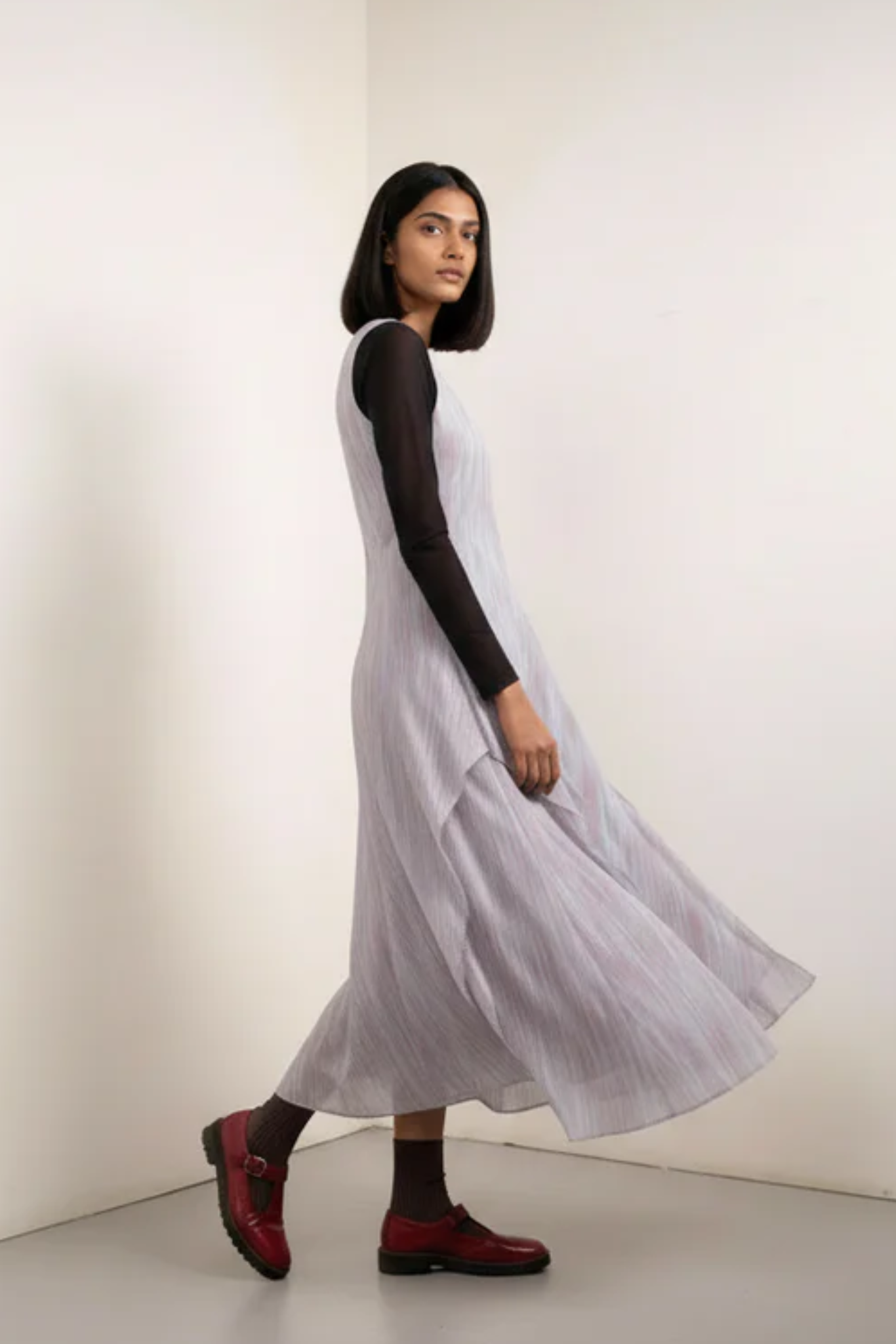 HERON STRIPE DRESS