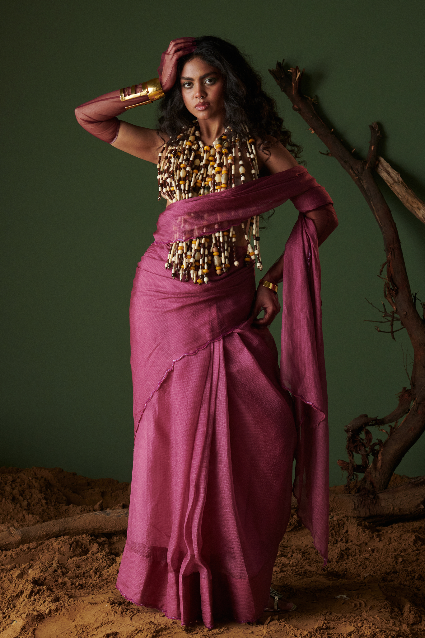 KOKUM CRUSH - Saree with Blouse