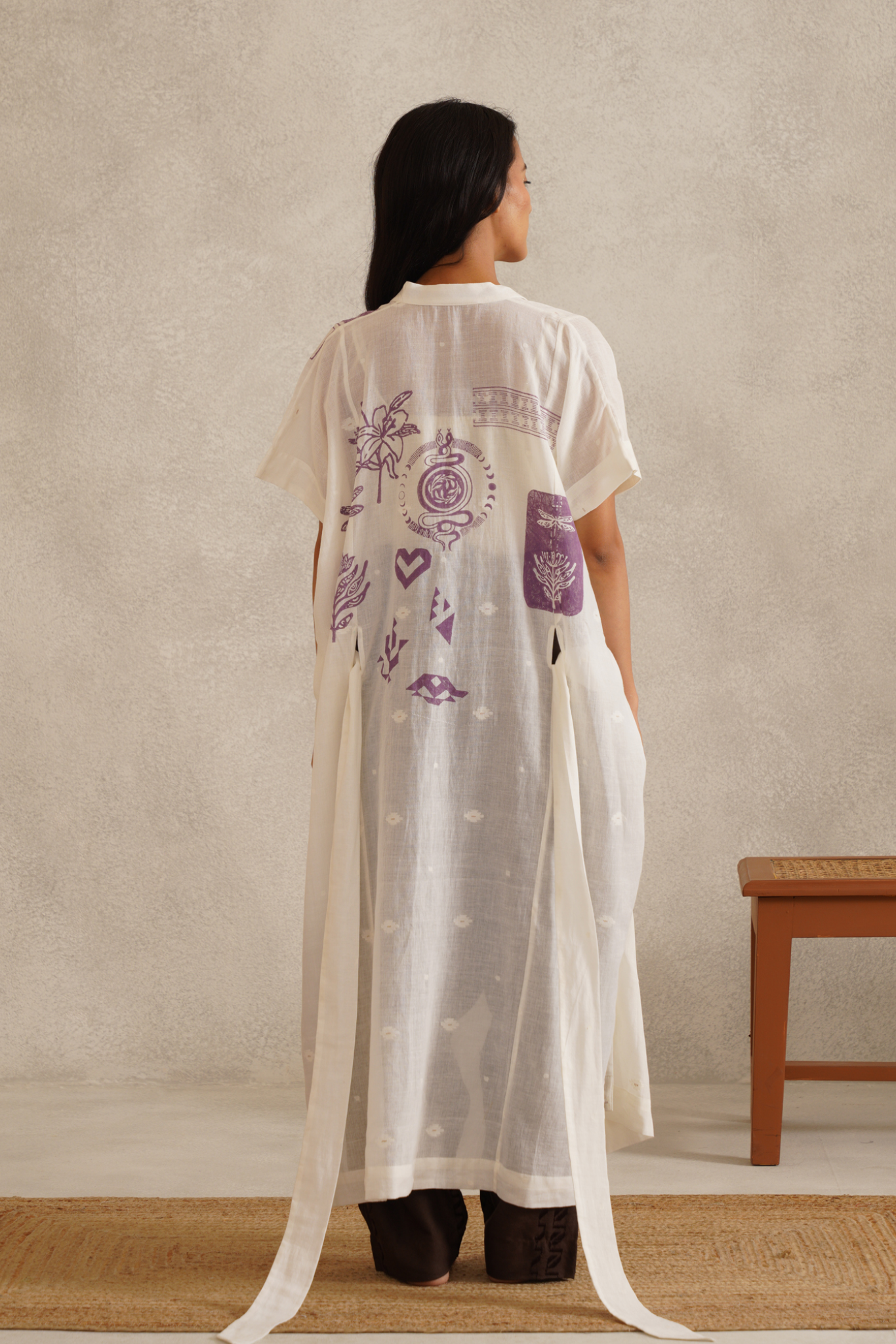 Flow Kaftan - White