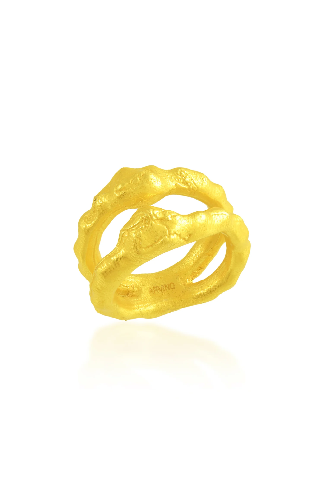 Molten Dual Band Ring