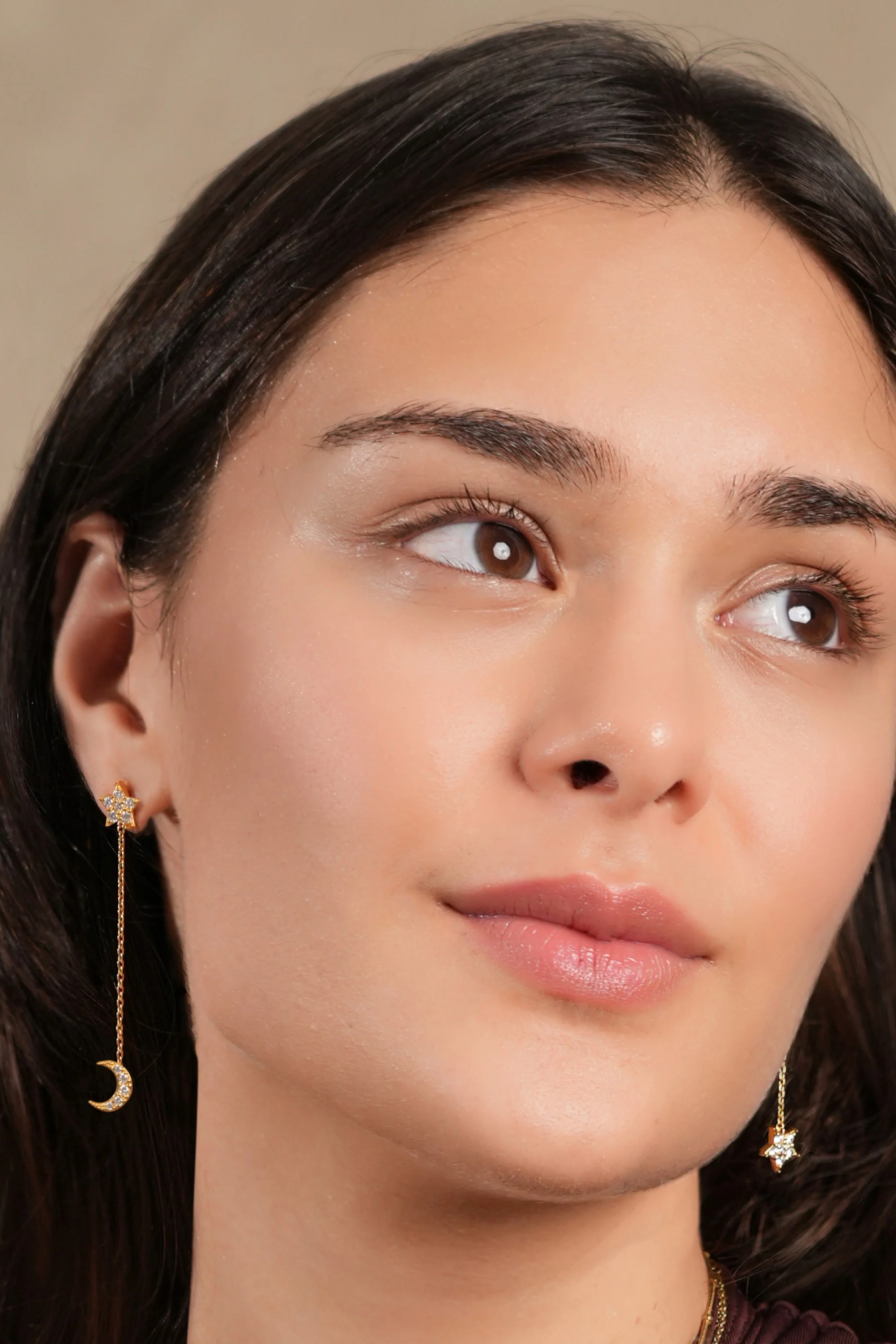 Celestial Chain Drop Earrings