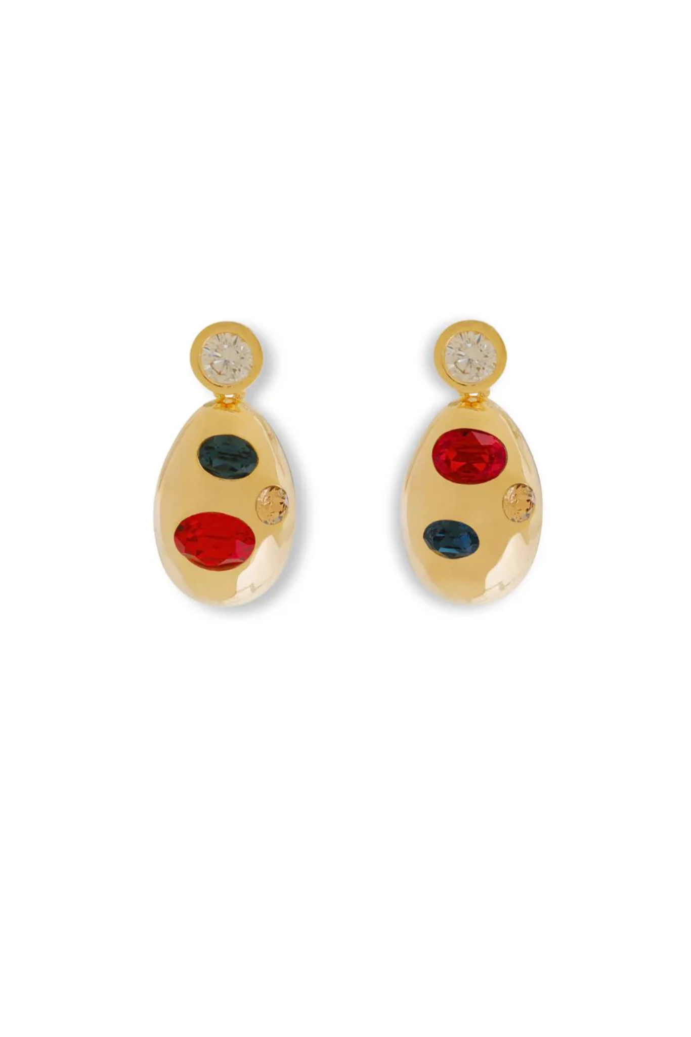 The Set Earrings - Red