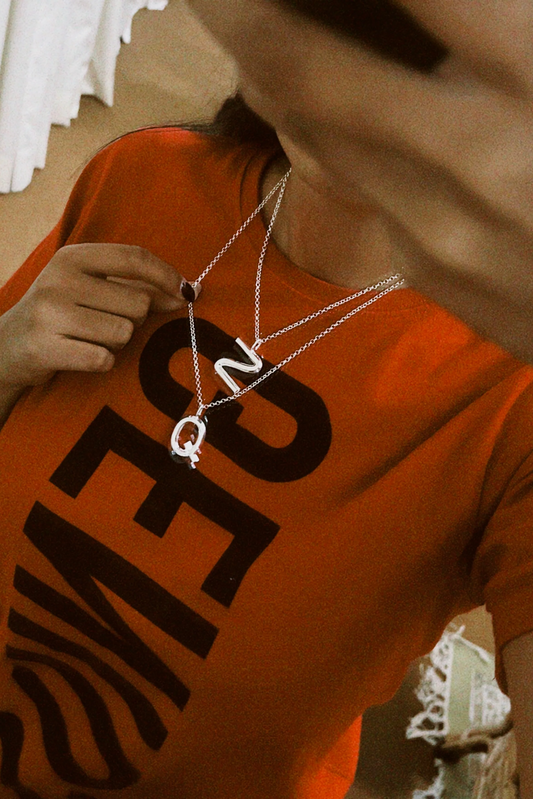 Bold Letter Necklace - Z