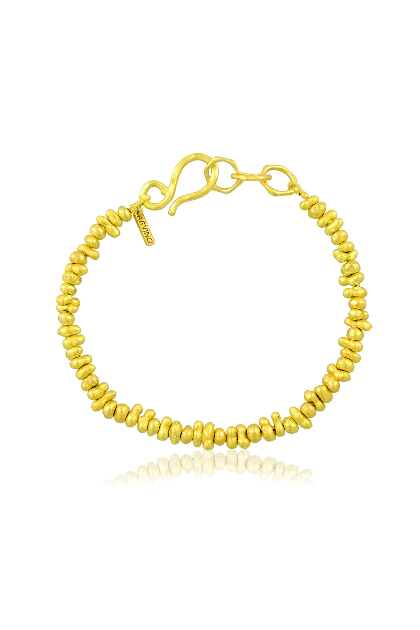 Molten Metal Beaded Anklet