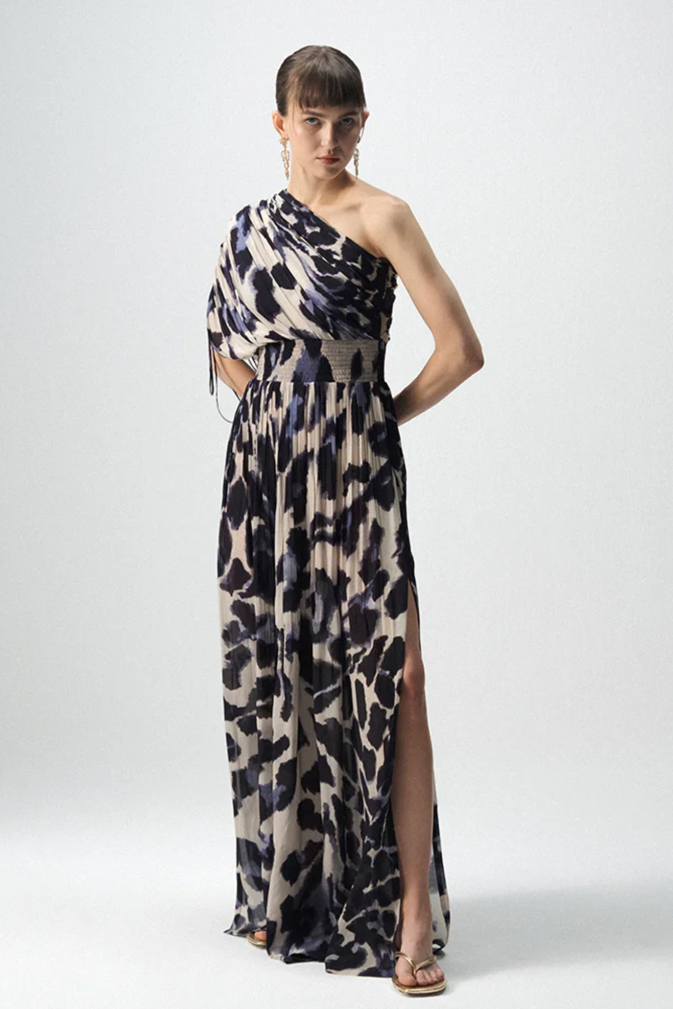 SAMBURU ONE SHOULDER DRESS