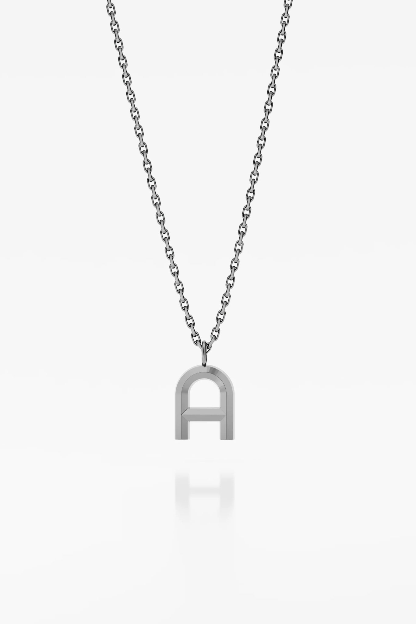 Bold Letter Necklace - A