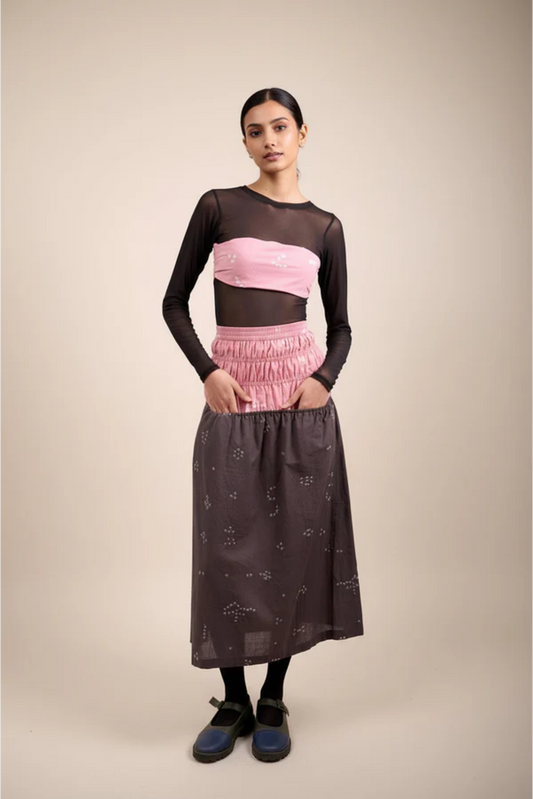 VINE BANDHANI SKIRT