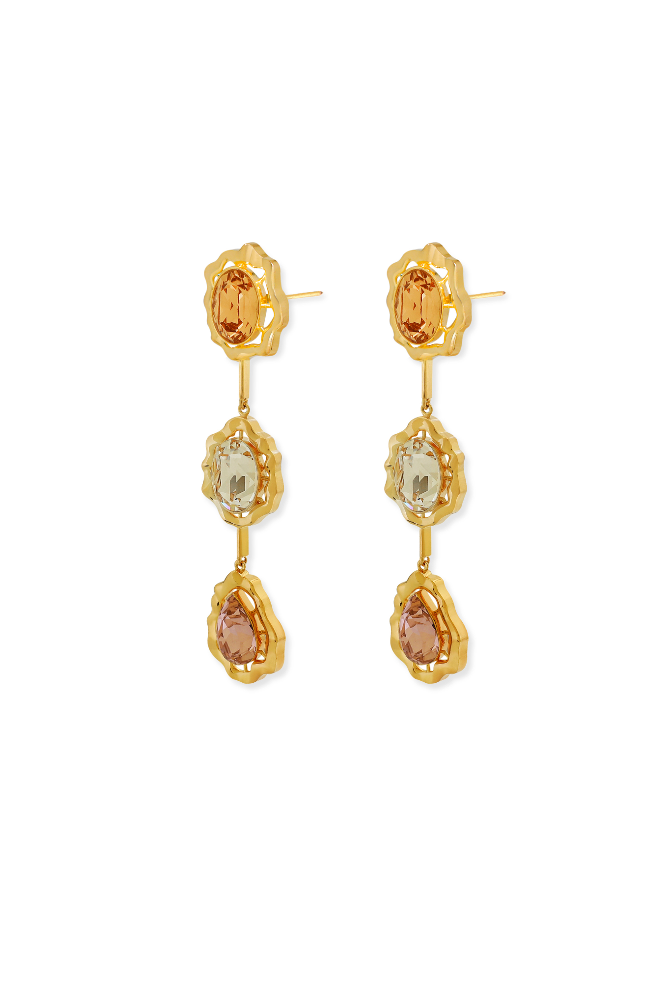 The Bloom Earrings - Golden