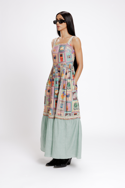 Kaali Peeli Maxi Dress