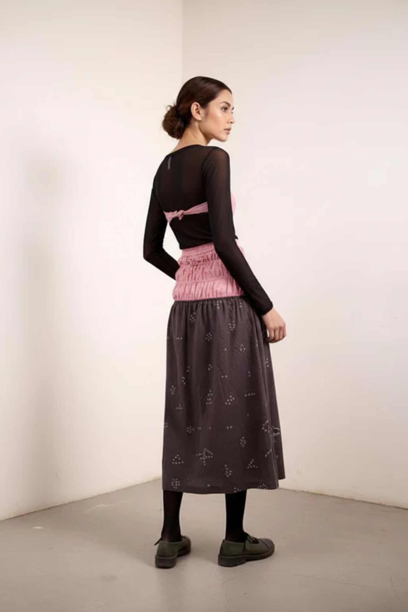 VINE BANDHANI SKIRT