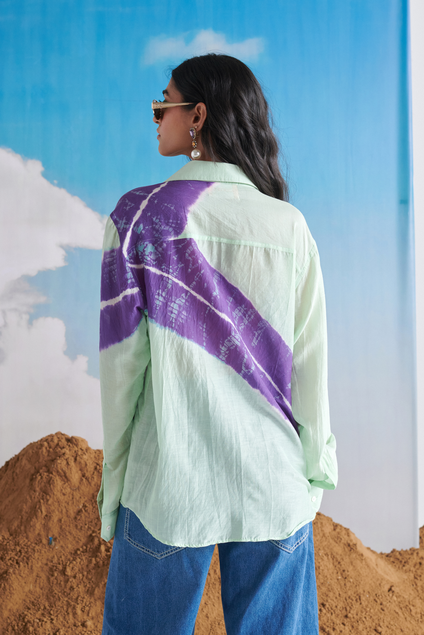 AASMANI LEHER SHIRT