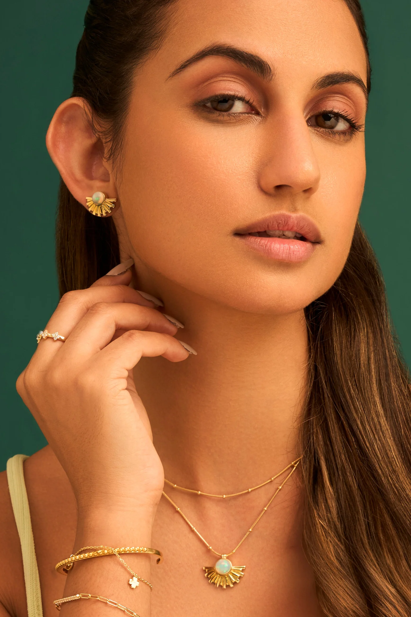 Solaris Opal Earrings