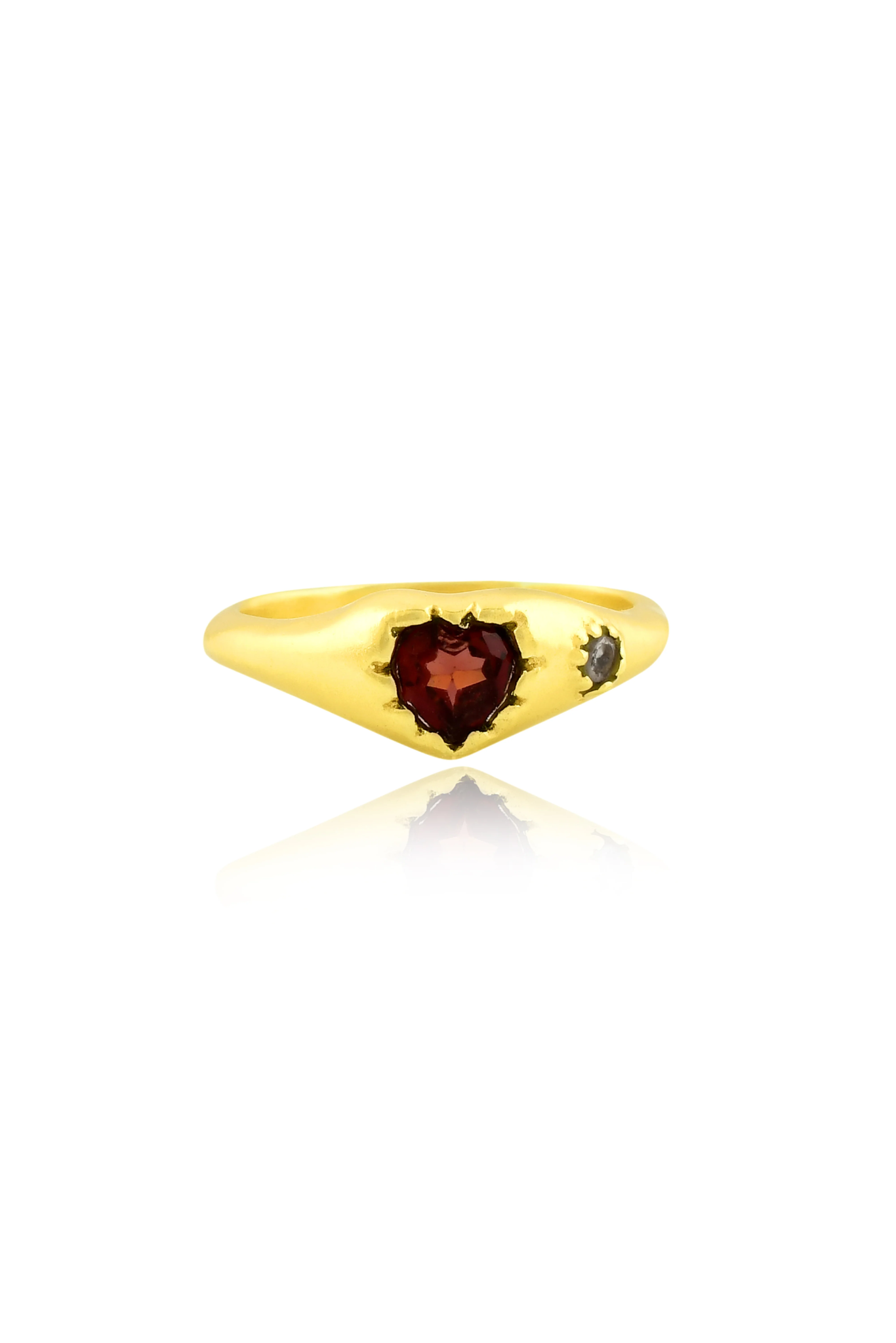 Garnet Amor Ring