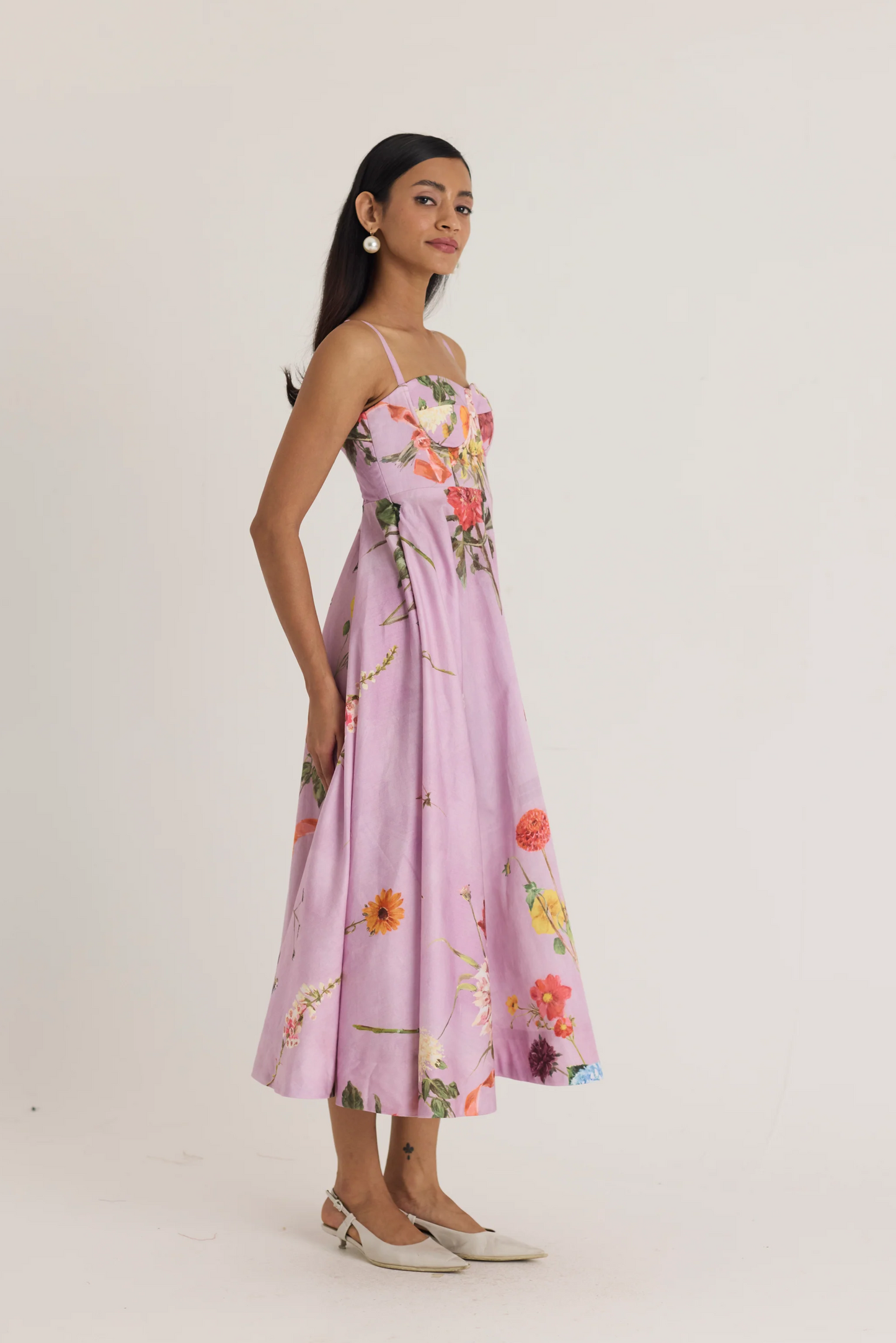 Giggle Berry Flared Bralette Dress
