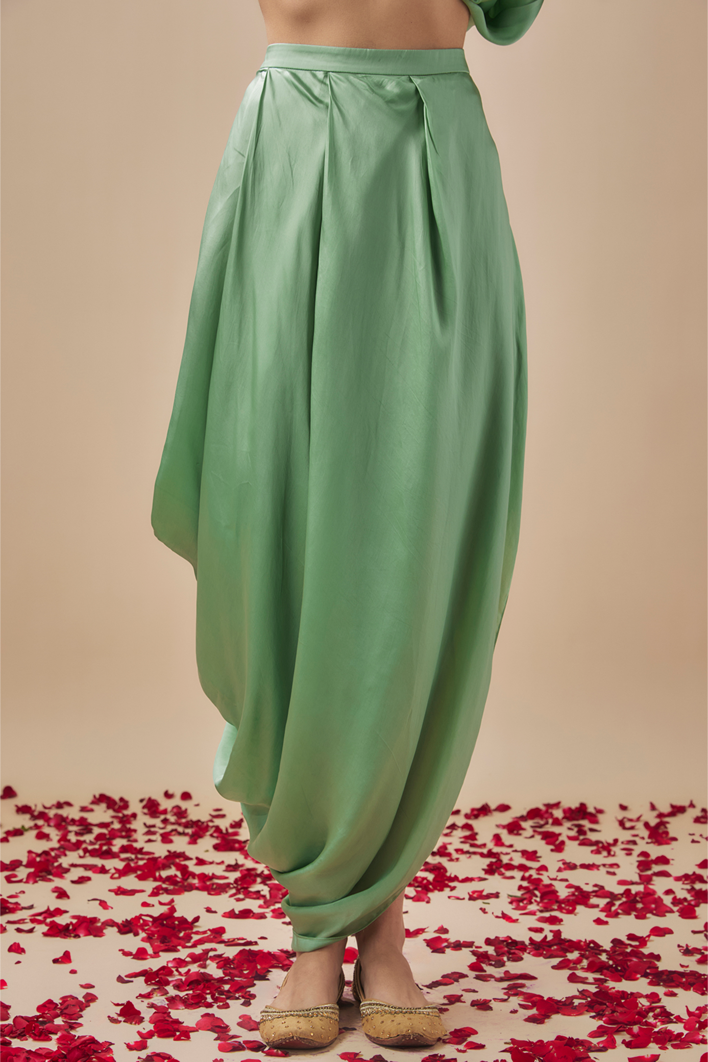 Shri Drape Skirt with Top