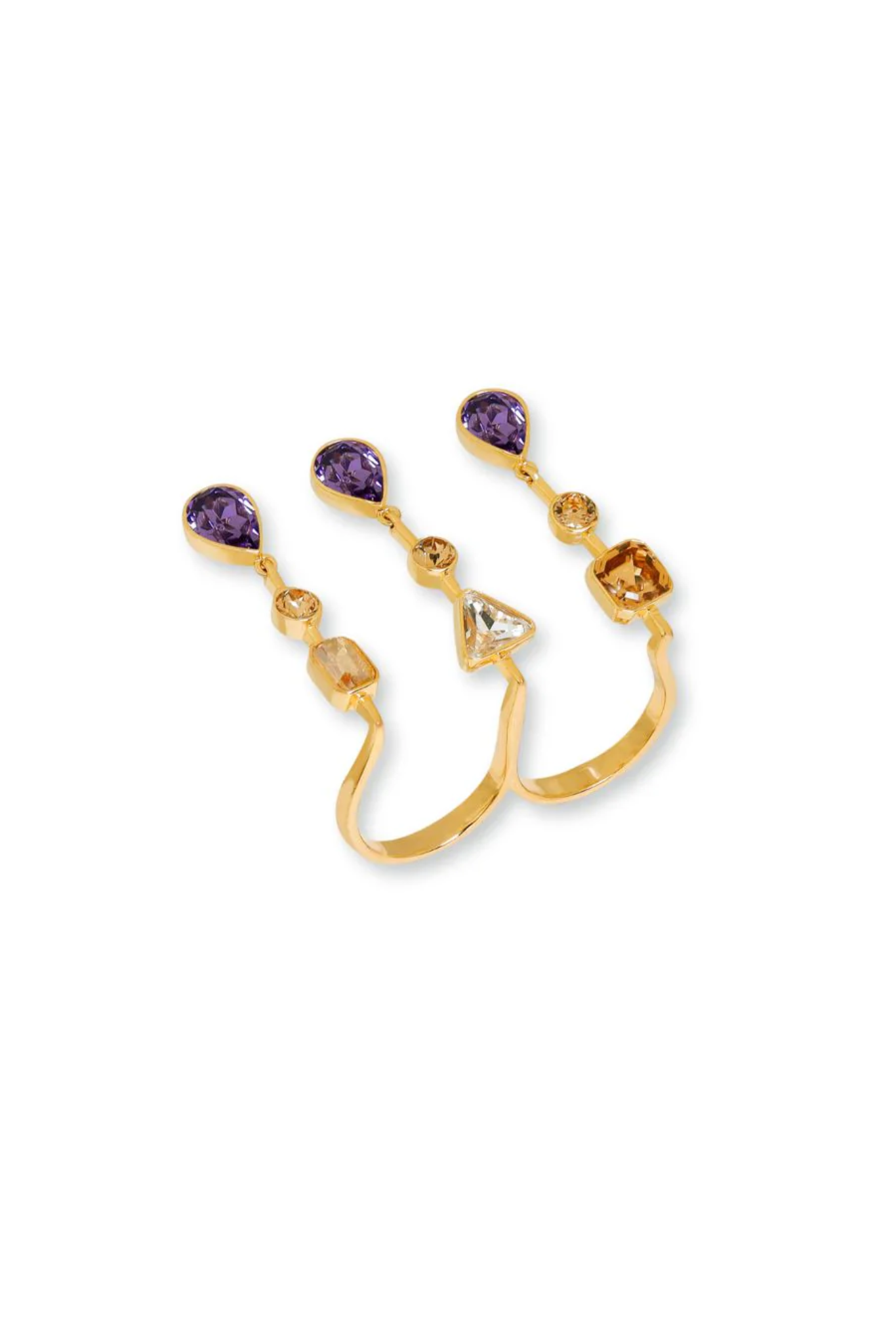 The Sculpture Ring - Purple