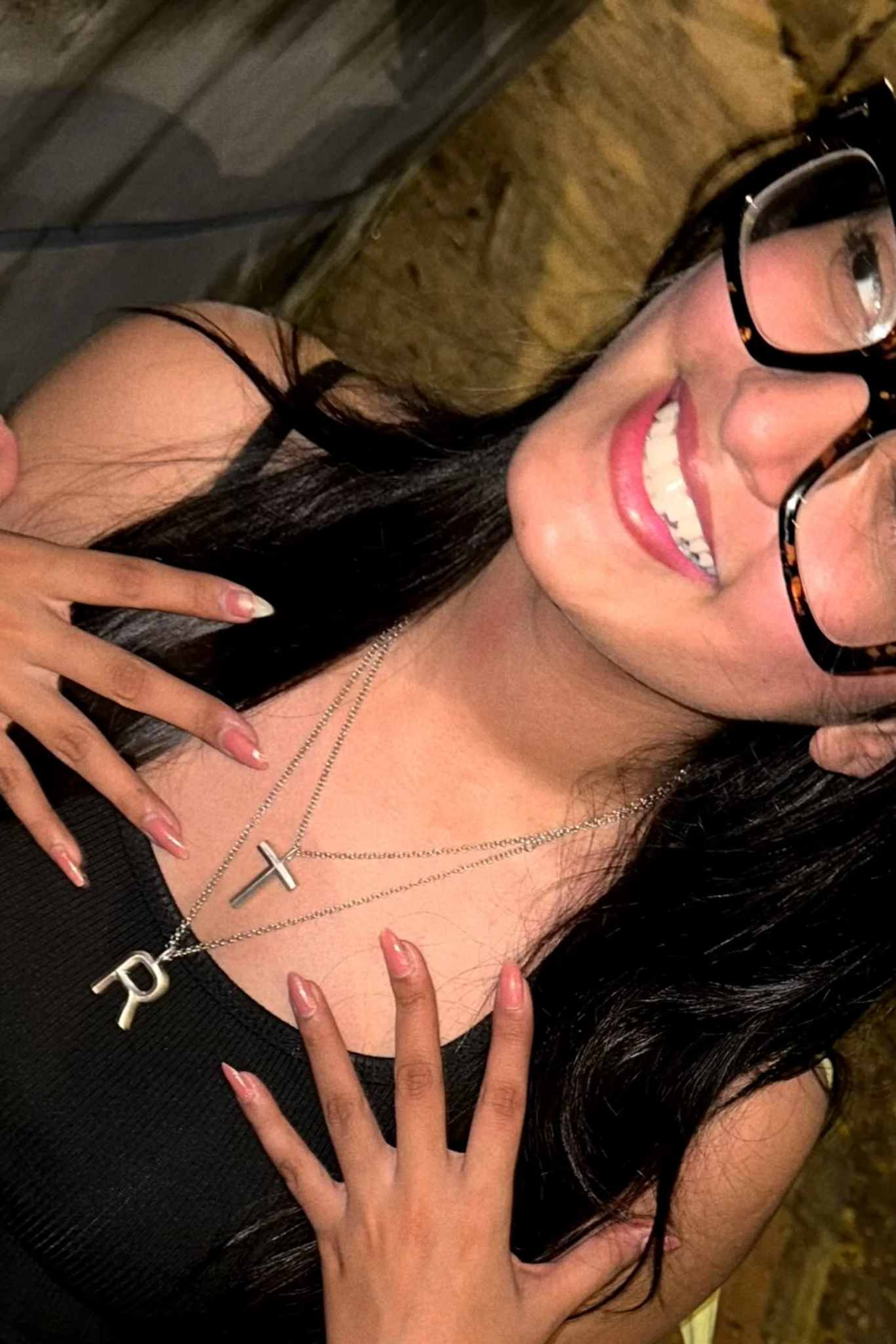 Bold Letter Necklace - T