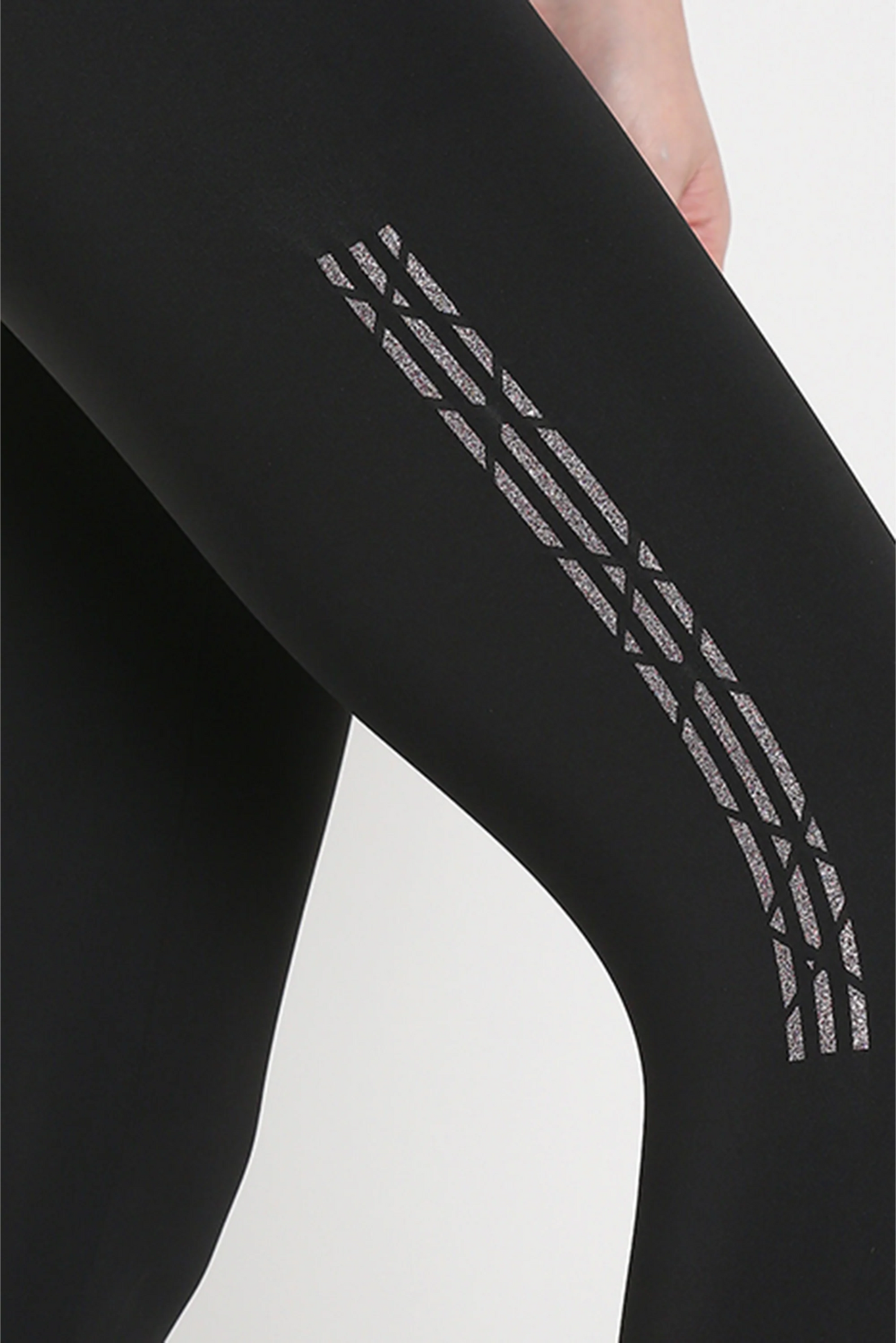 Tuna Active Black Leggings With Print