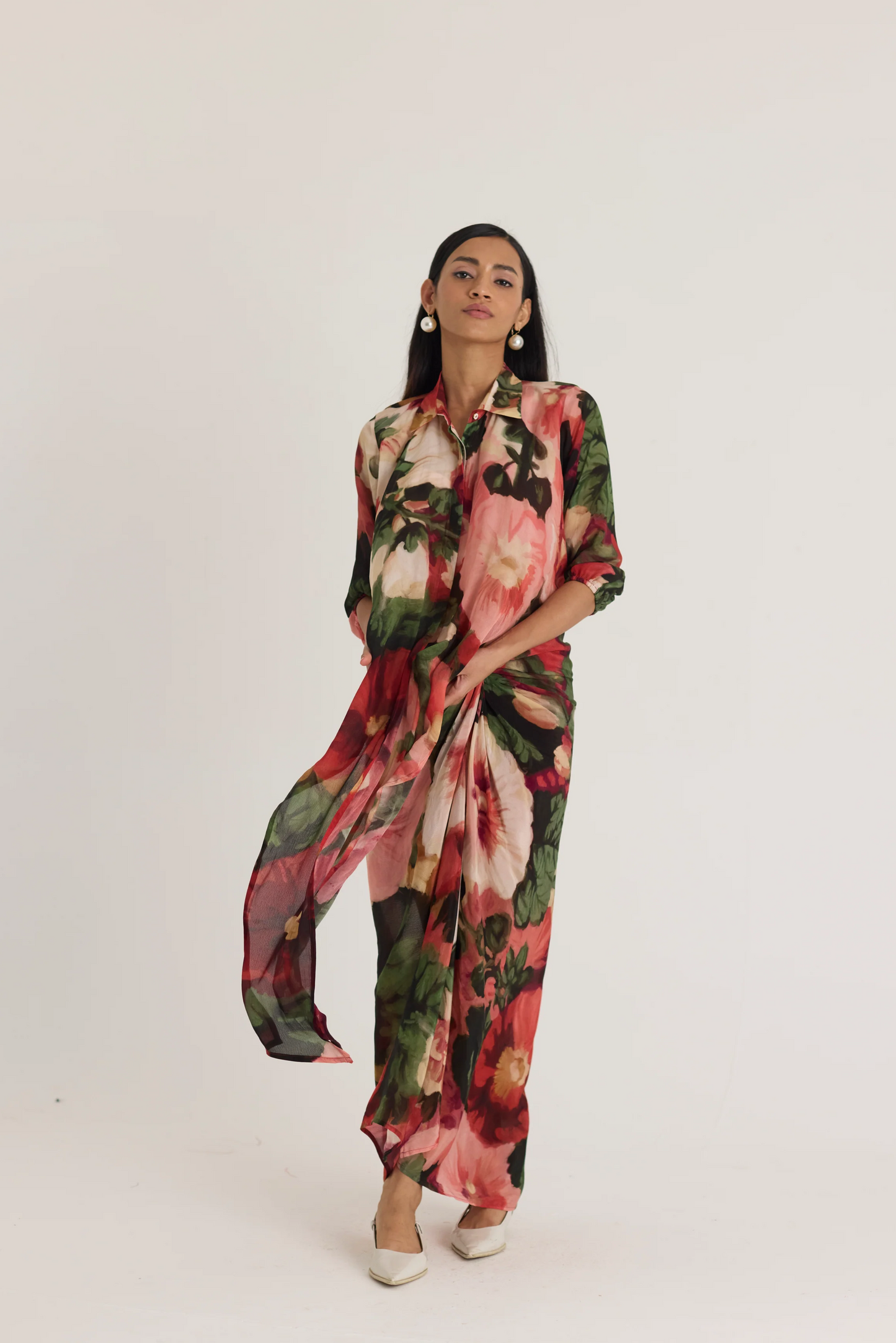 Scarlett Tie Up Top & Skirt Set