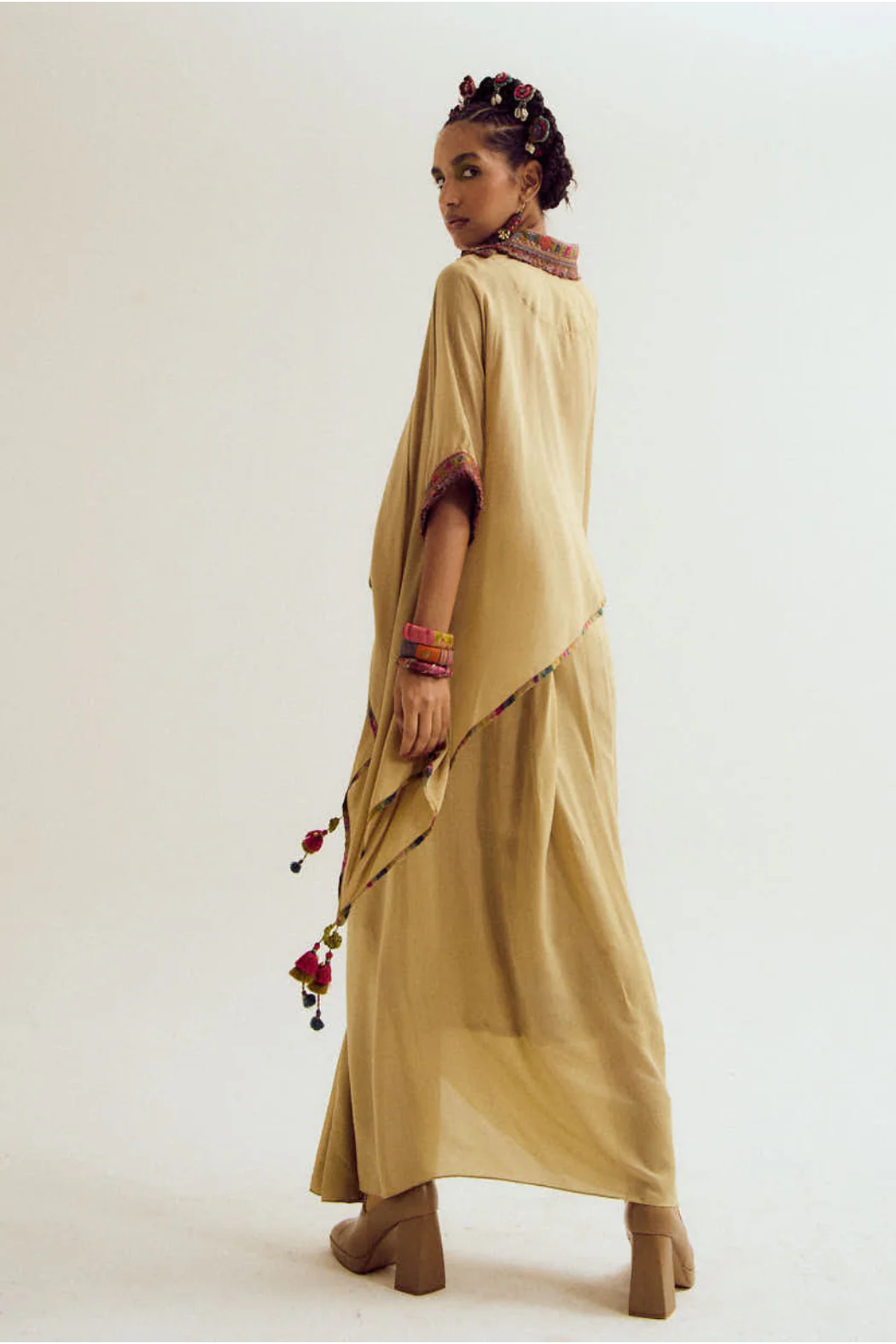 Matilda Emb Cape and Skirt Set