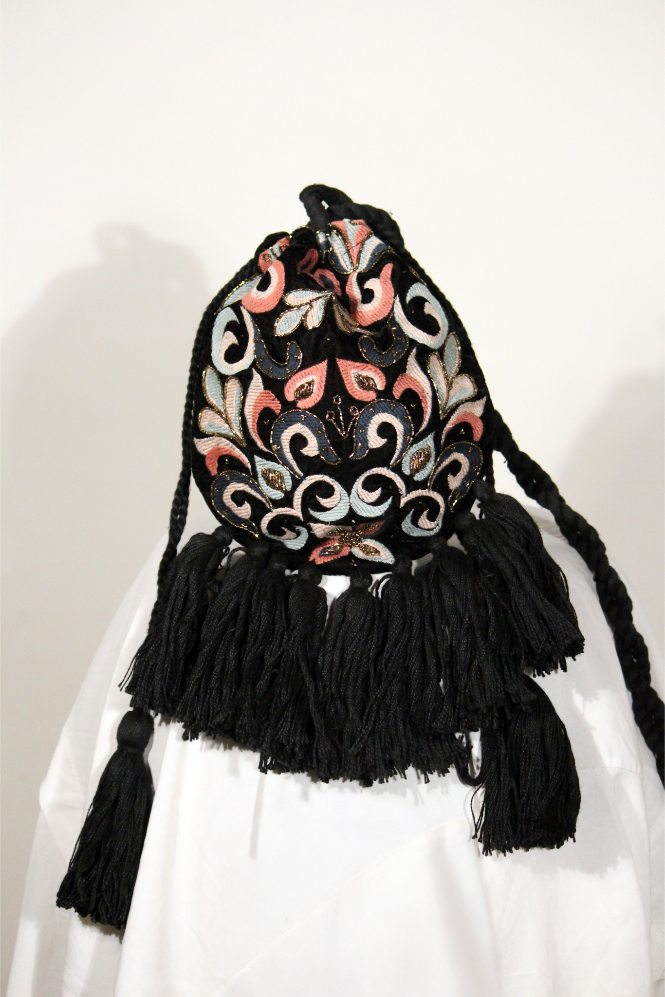 Vista embroidered potli bag