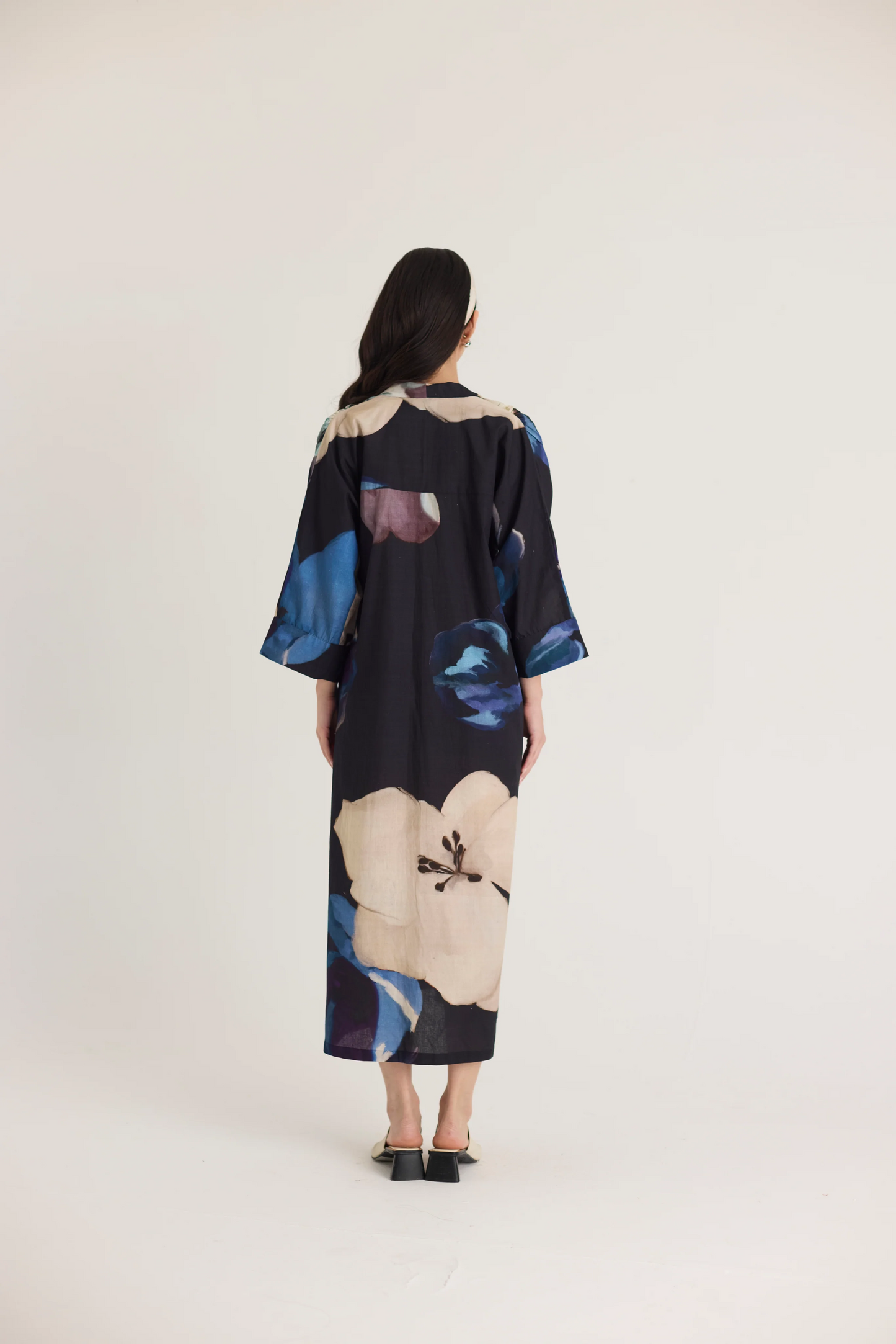 Rocco Drawstrings Kaftan Dress