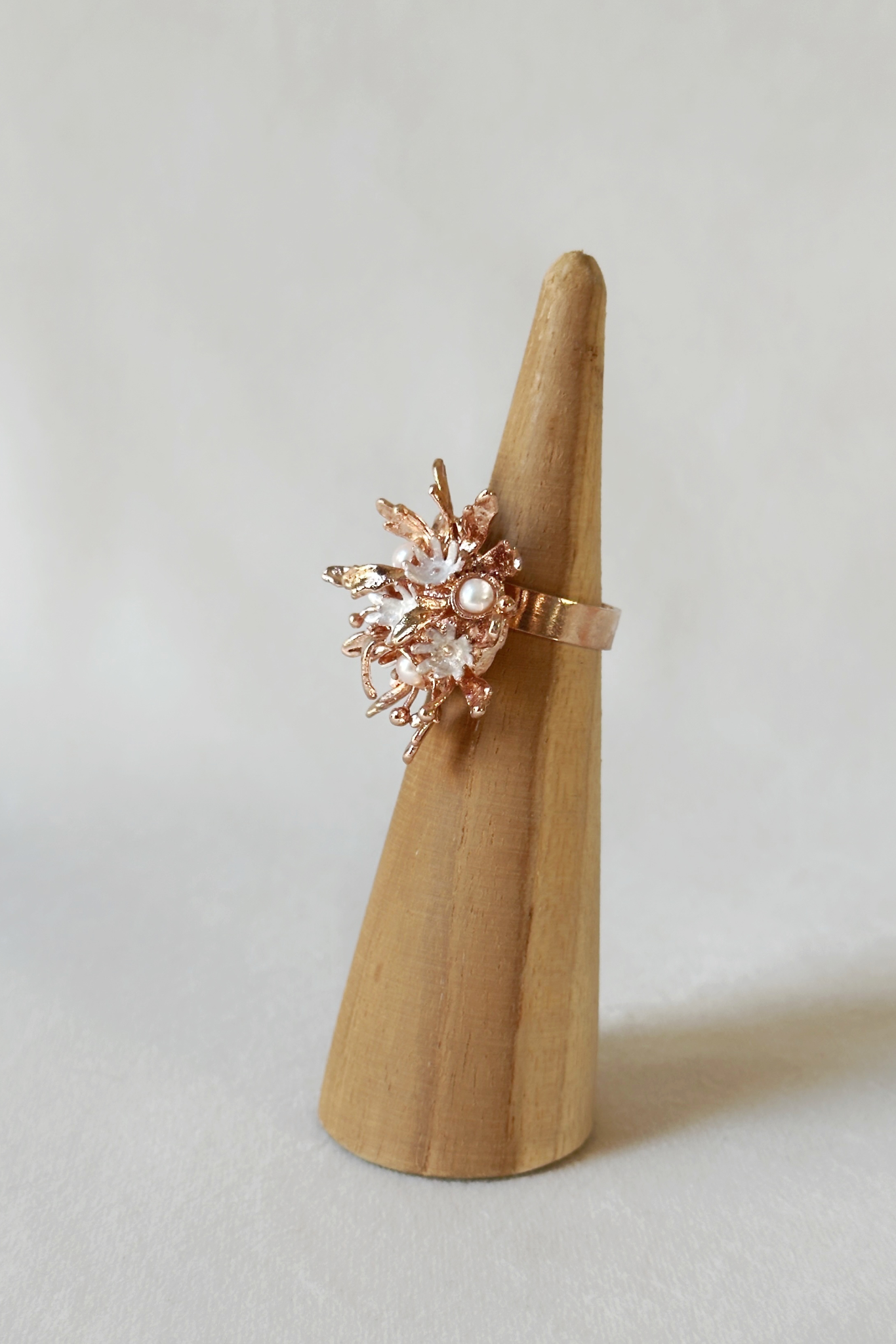 Flower Burst Ring - Rose Gold
