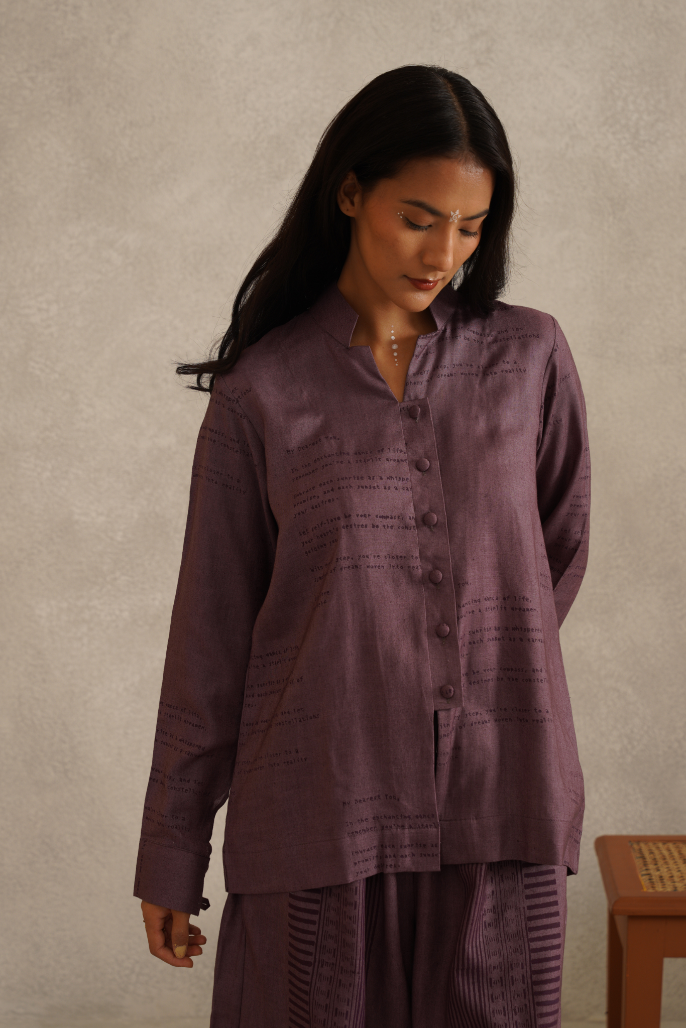 Anchor Shirt - Purple