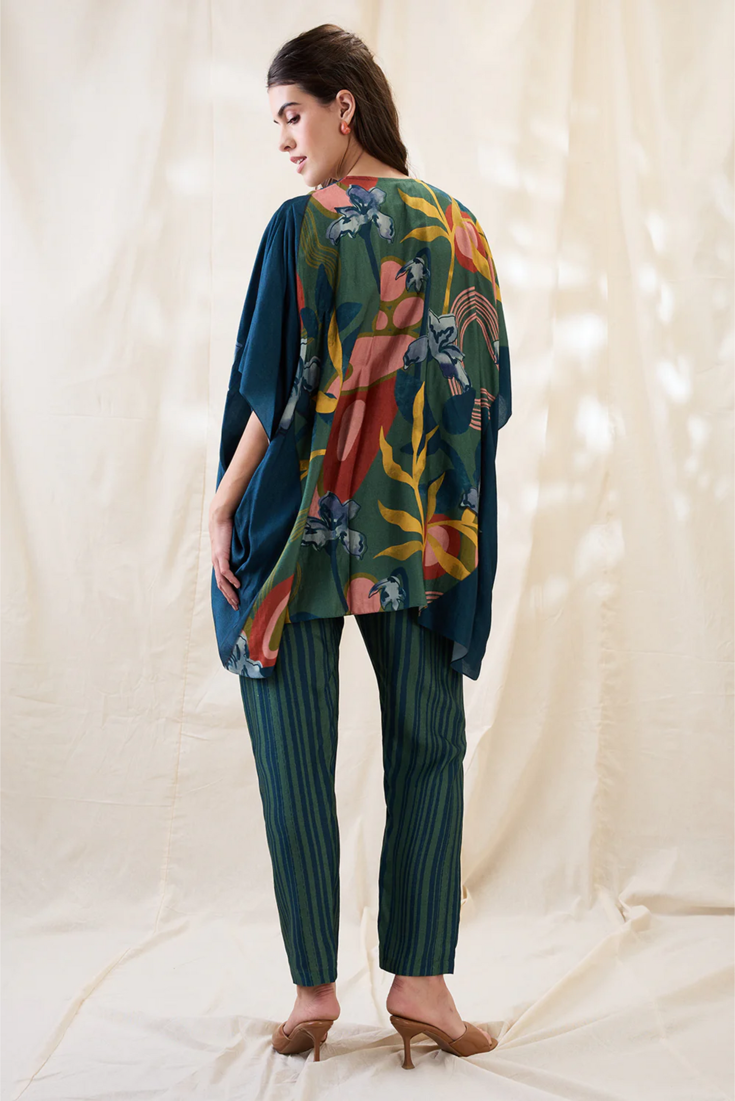 Flora Embellished Co-ord Set (Green)