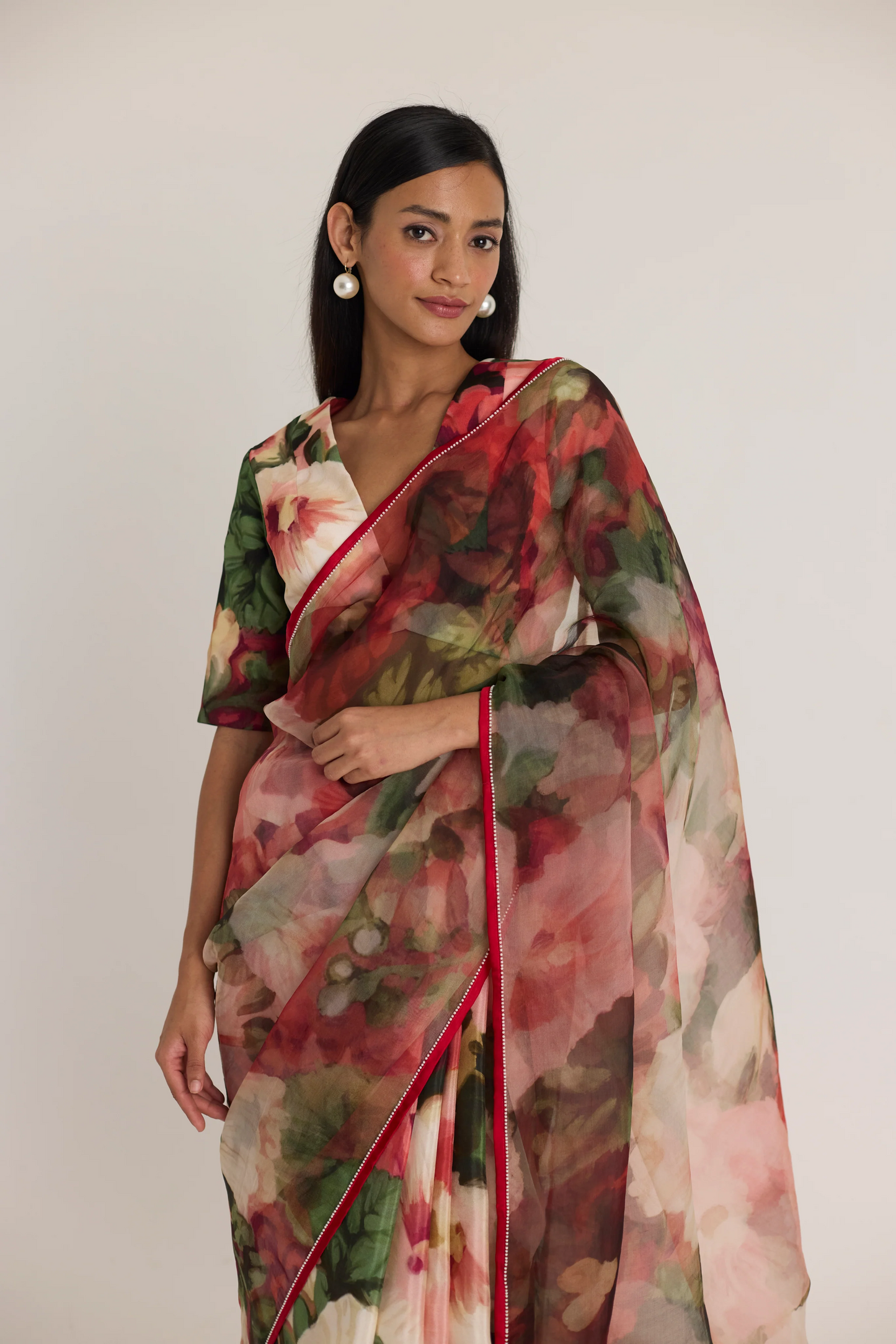 Scarlett Silk Organza Saree