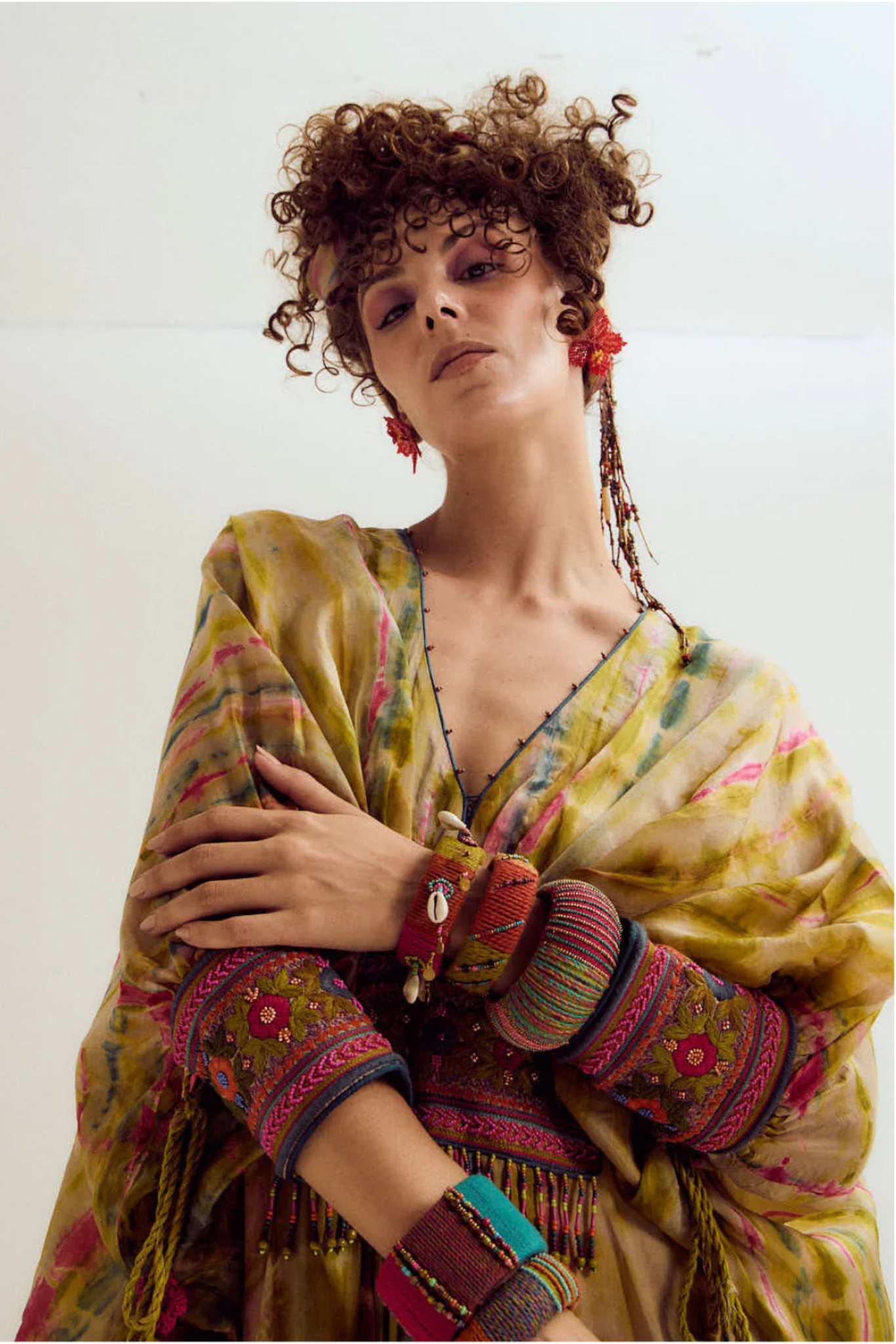 Daisy Tie Dye Kaftan