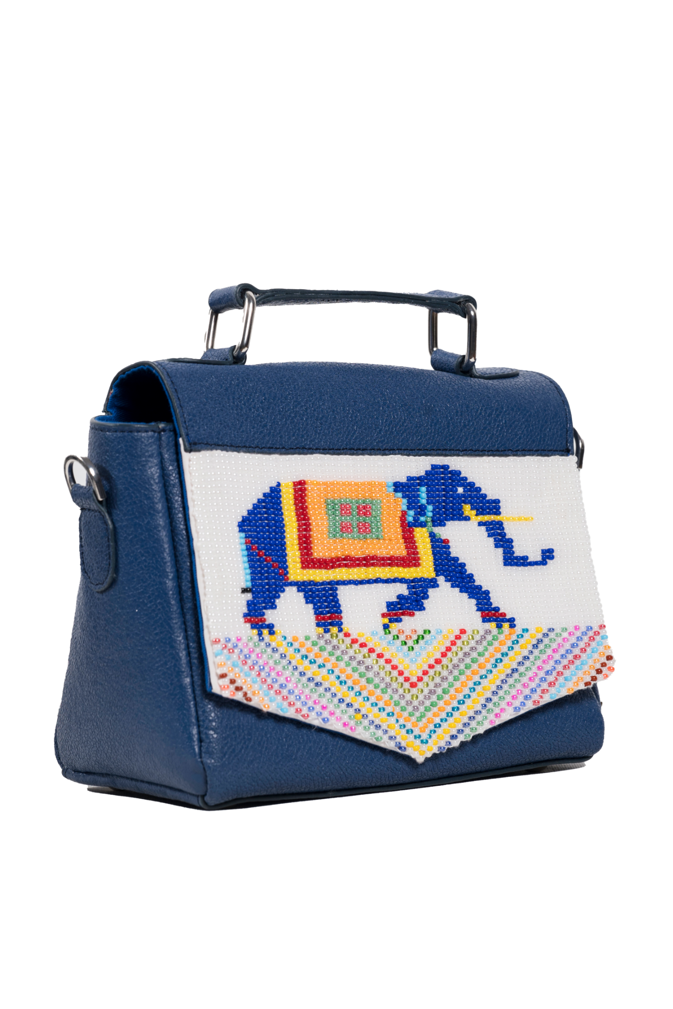 Dhara elephant parade beadwork purse