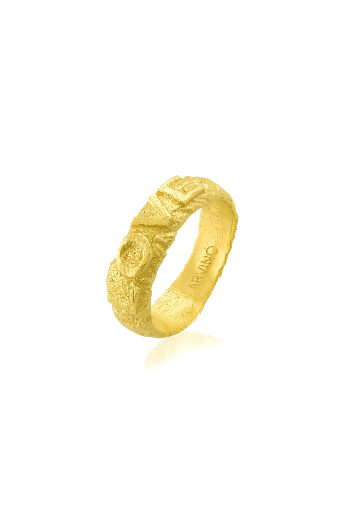 Textured Love Ring