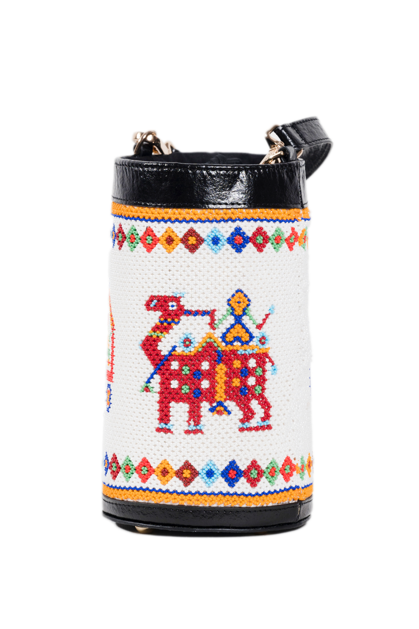 Vistara parade beadwork bag