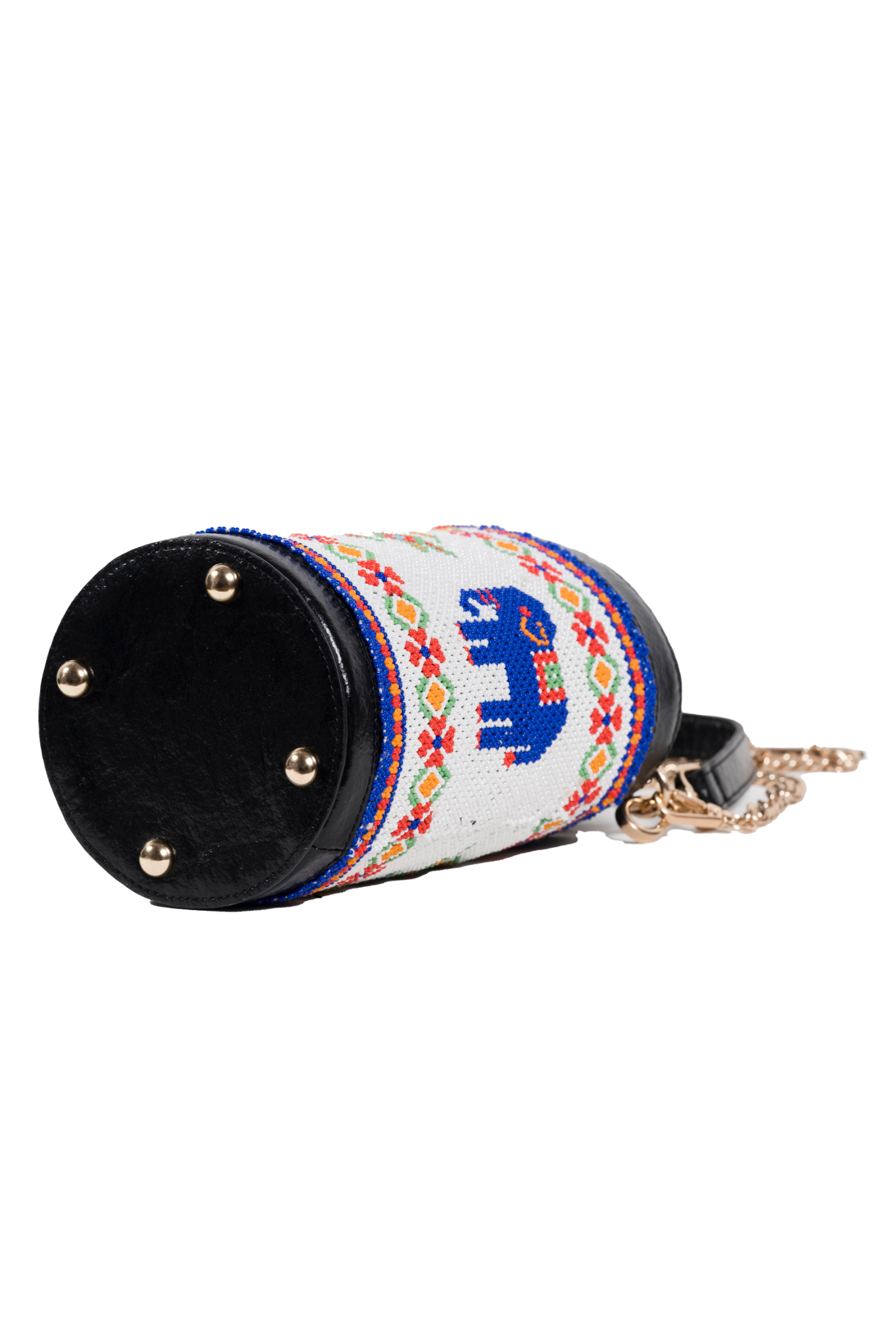 Vistara elephant beadwork bag