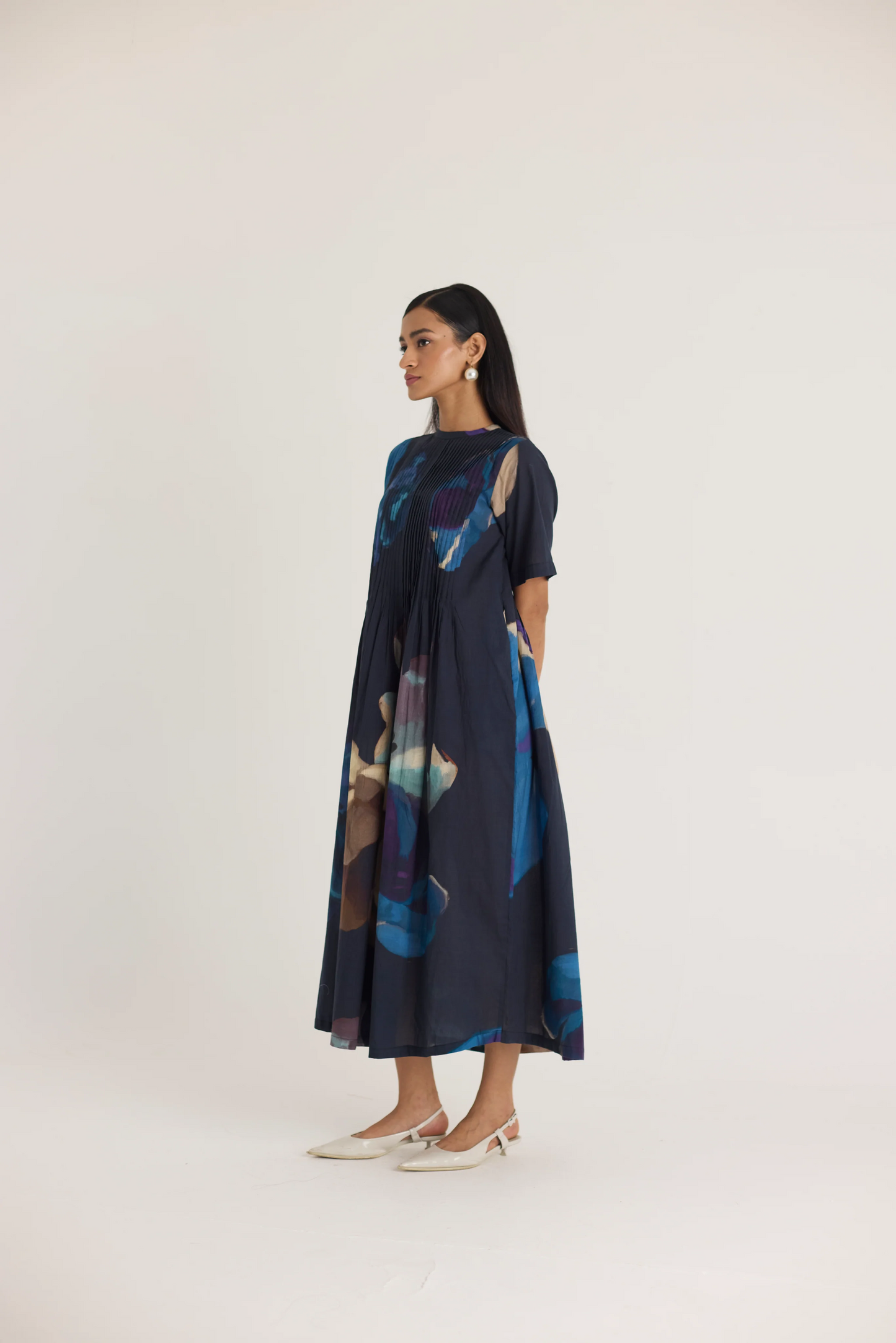 Rocco Pintucks Dress